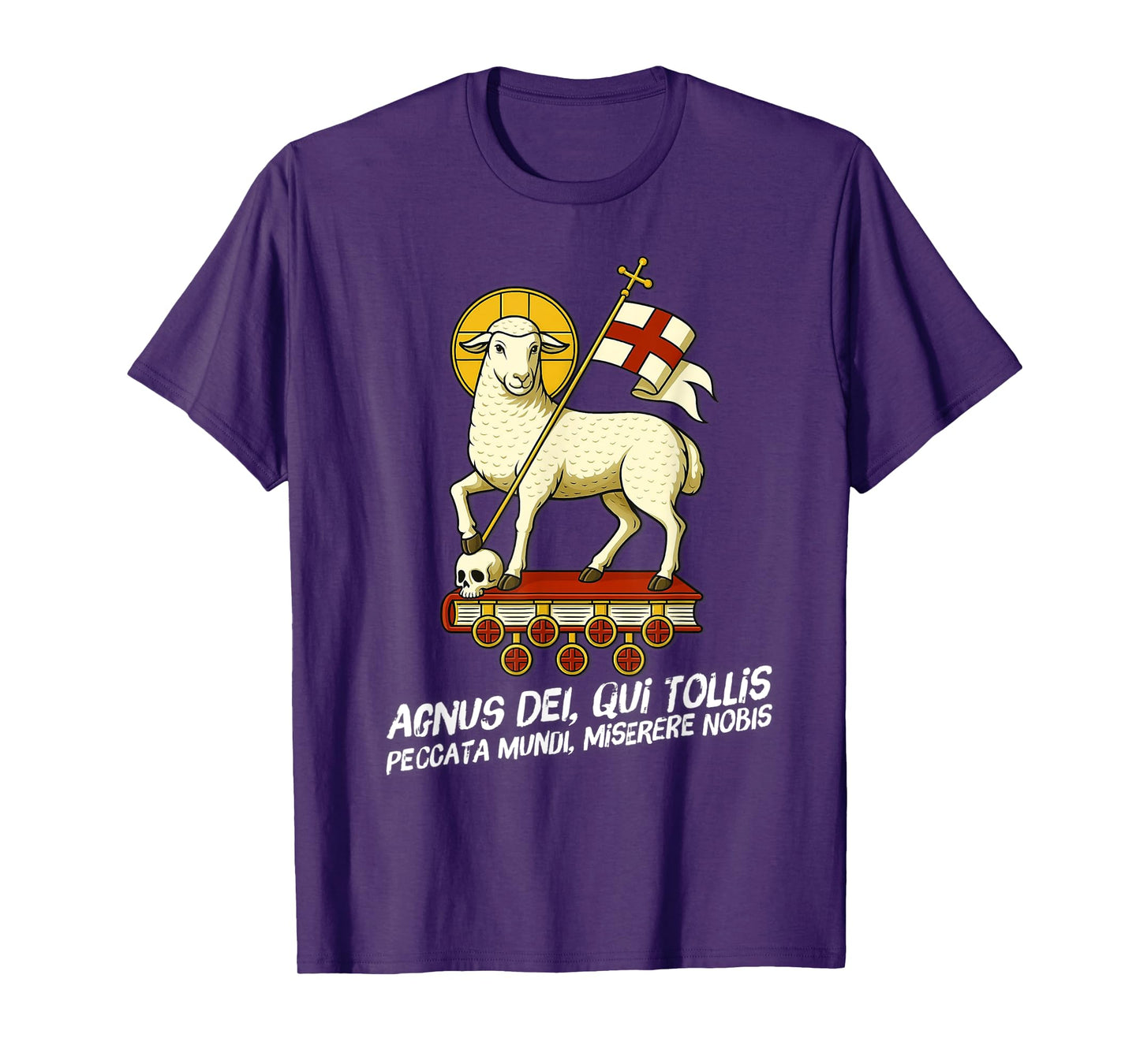 Agnus Dei Sanctus Traditional Latin Mass Catholic T-Shirt