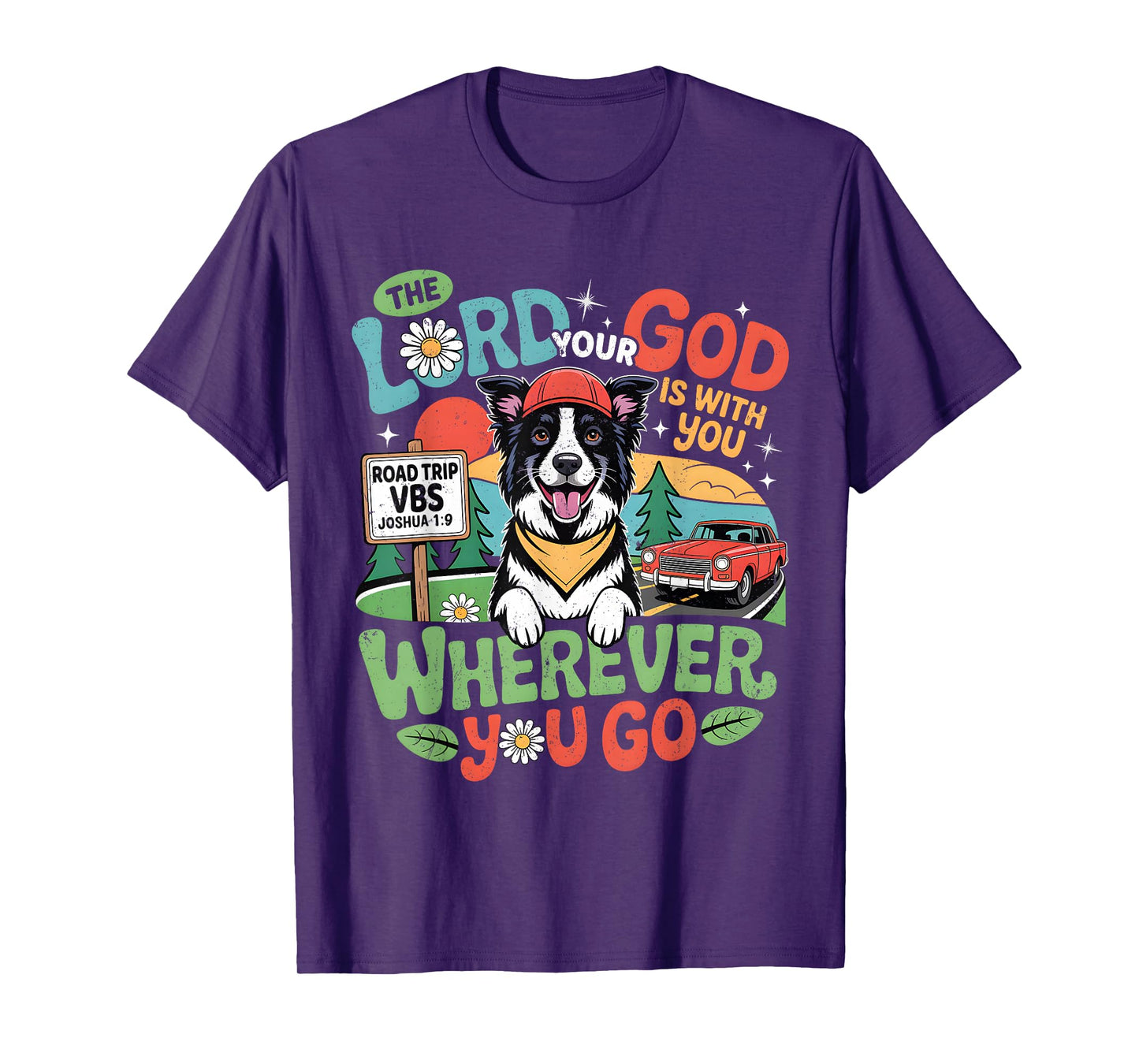 Road Trip VBS 2025 Christian Dog Bible Theme T-Shirt