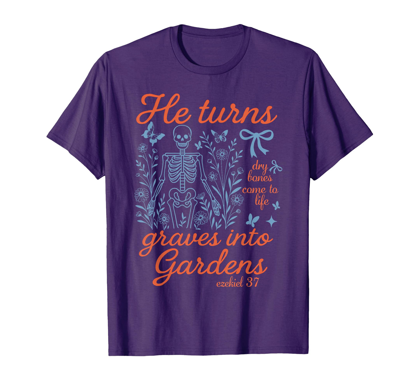 Christian Halloween, Skeleton Halloween Season, Bible Verse T-Shirt