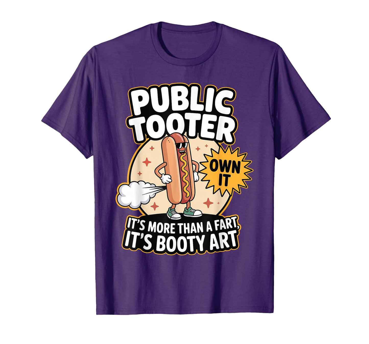 Public Tooter It's More Than A Fart Oddly Specific Humor T-Shirt
