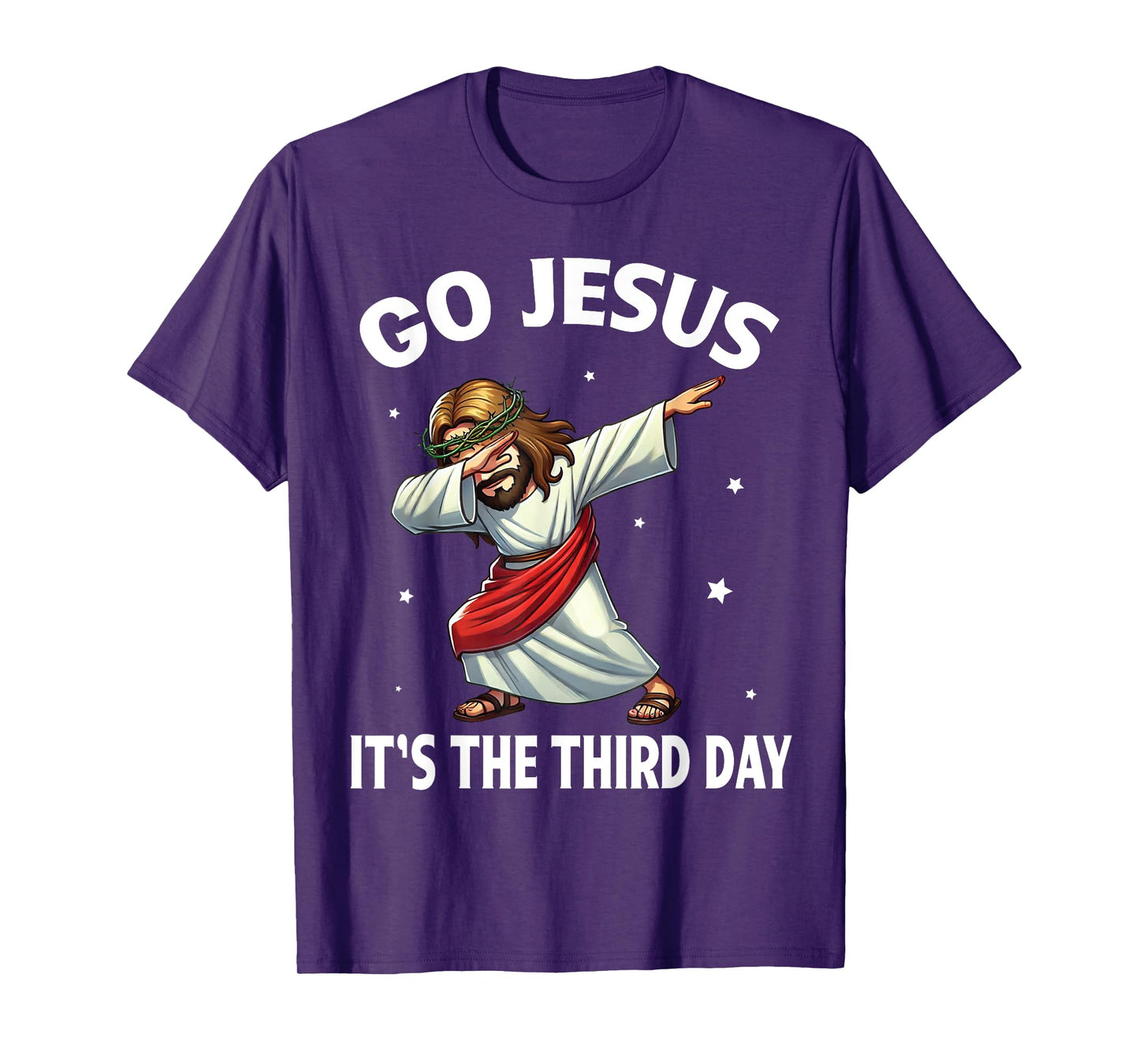 Dabbing With Stars Go Jesus It's the Third Day Christians T-Shirt