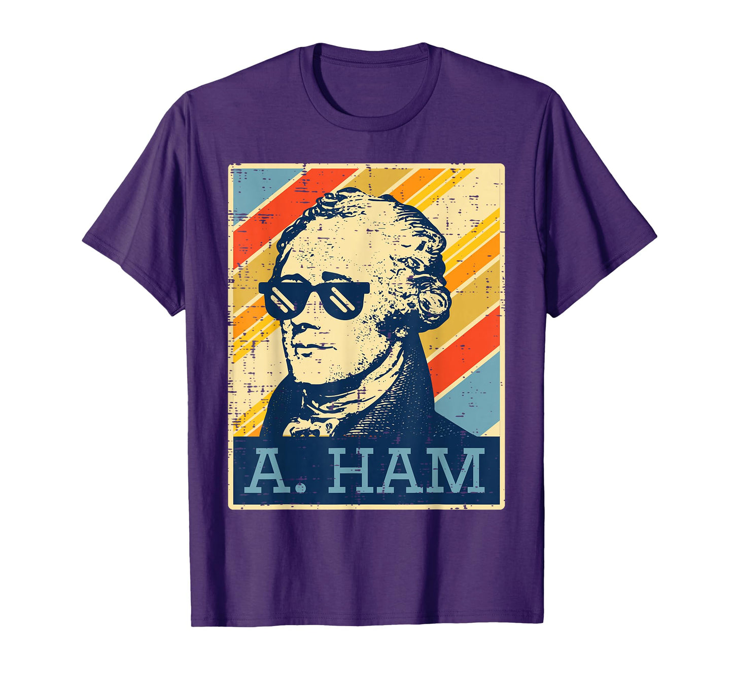 A Ham Alexander Hamilton Retro Funny Saying Men Women Kids T-Shirt