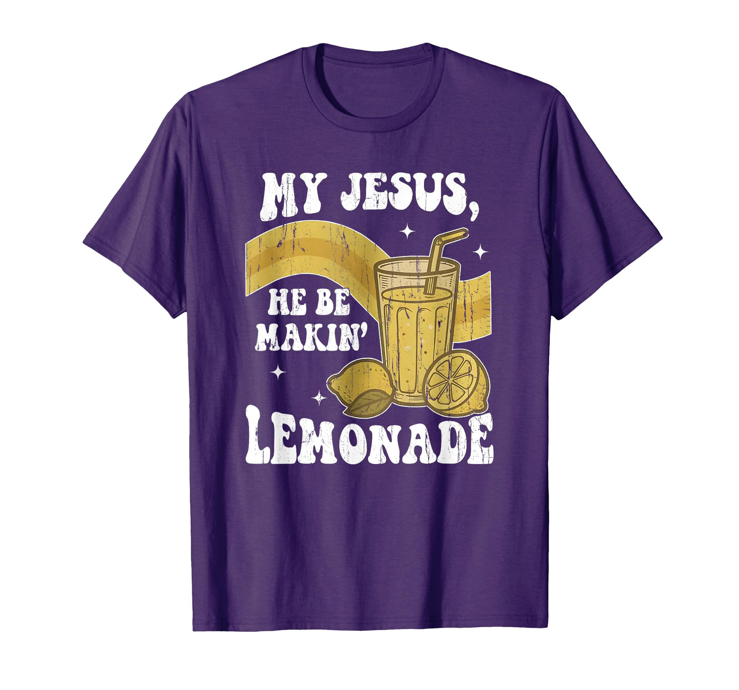My Jesus He Be Making Lemonade, Retro Styled, Christian T-Shirt