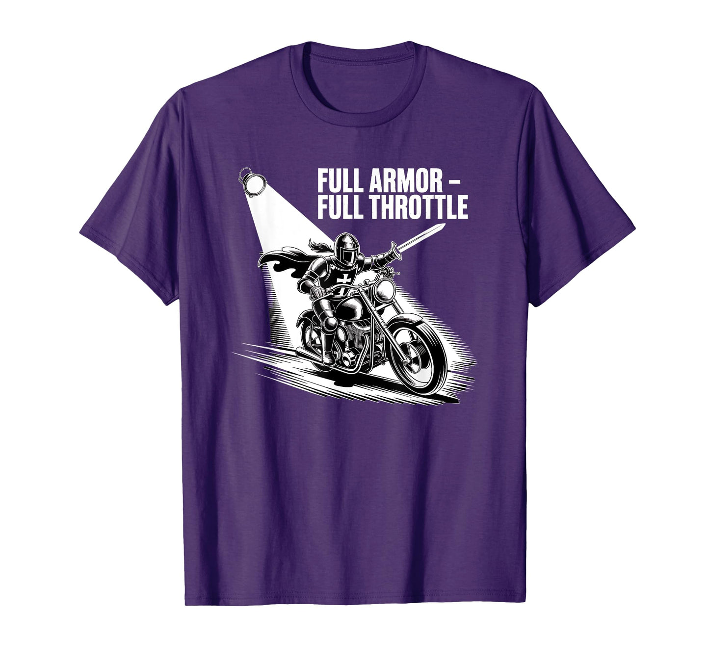 Full Armor Full Throttle Christian Biker Spirit T-Shirt