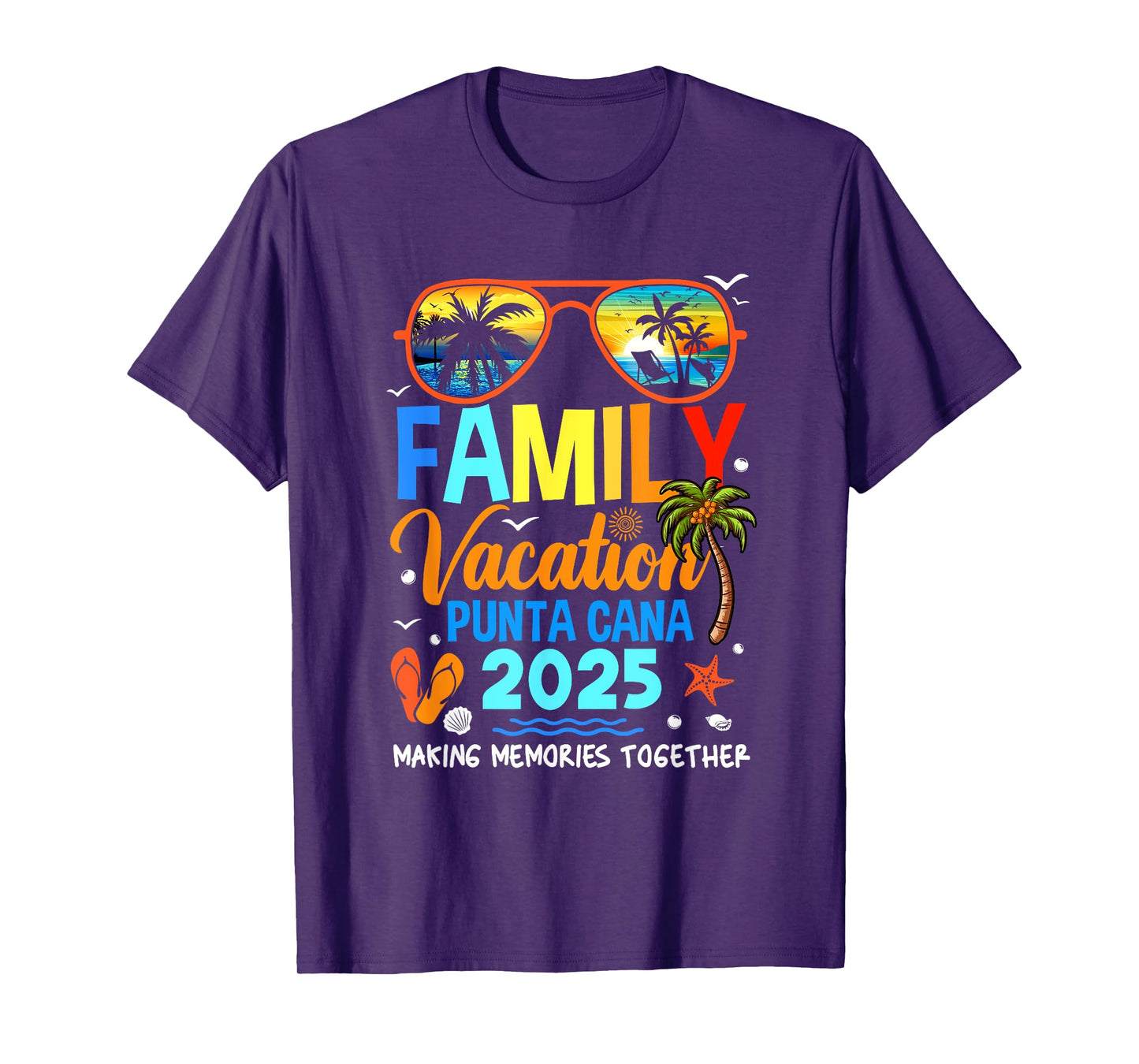 Family Vacation Punta Cana 2025 Dominican Republic Vacation T-Shirt