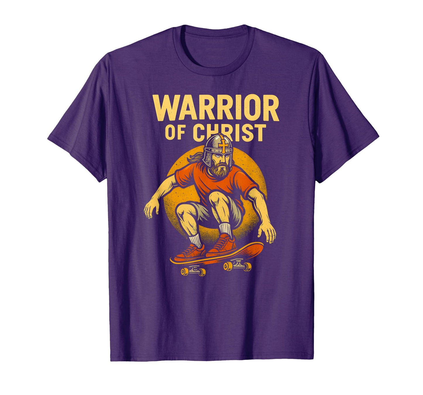 Christian Fitness Warrior of Christ Cool Mens Faith Apparel T-Shirt