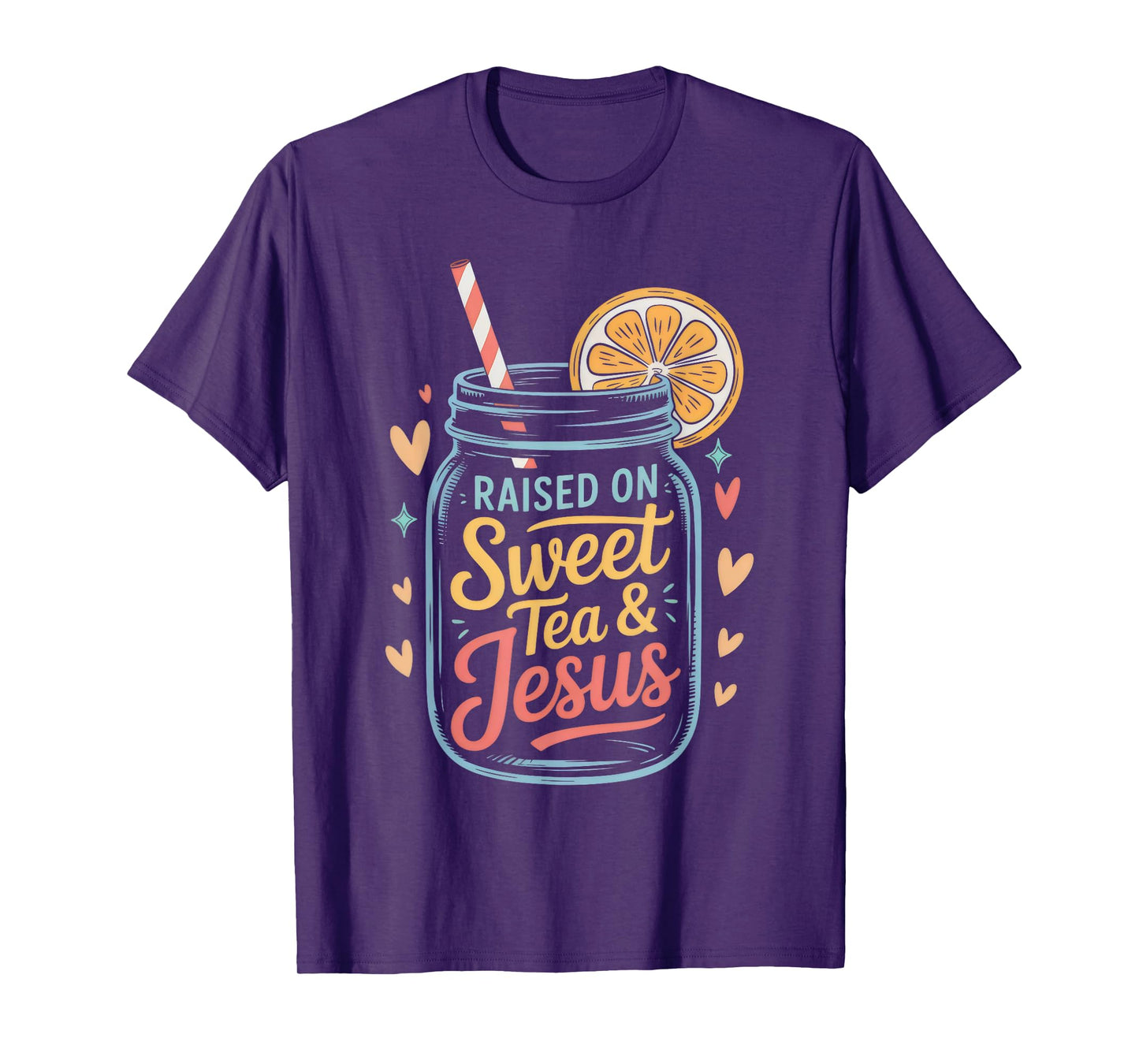 Sweet Tea & Jesus Southern Christian Faith T-Shirt