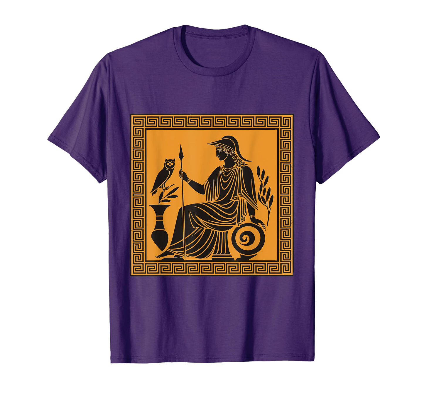 Athena Goddess Greek Mythology Ancient Myths Art T-Shirt