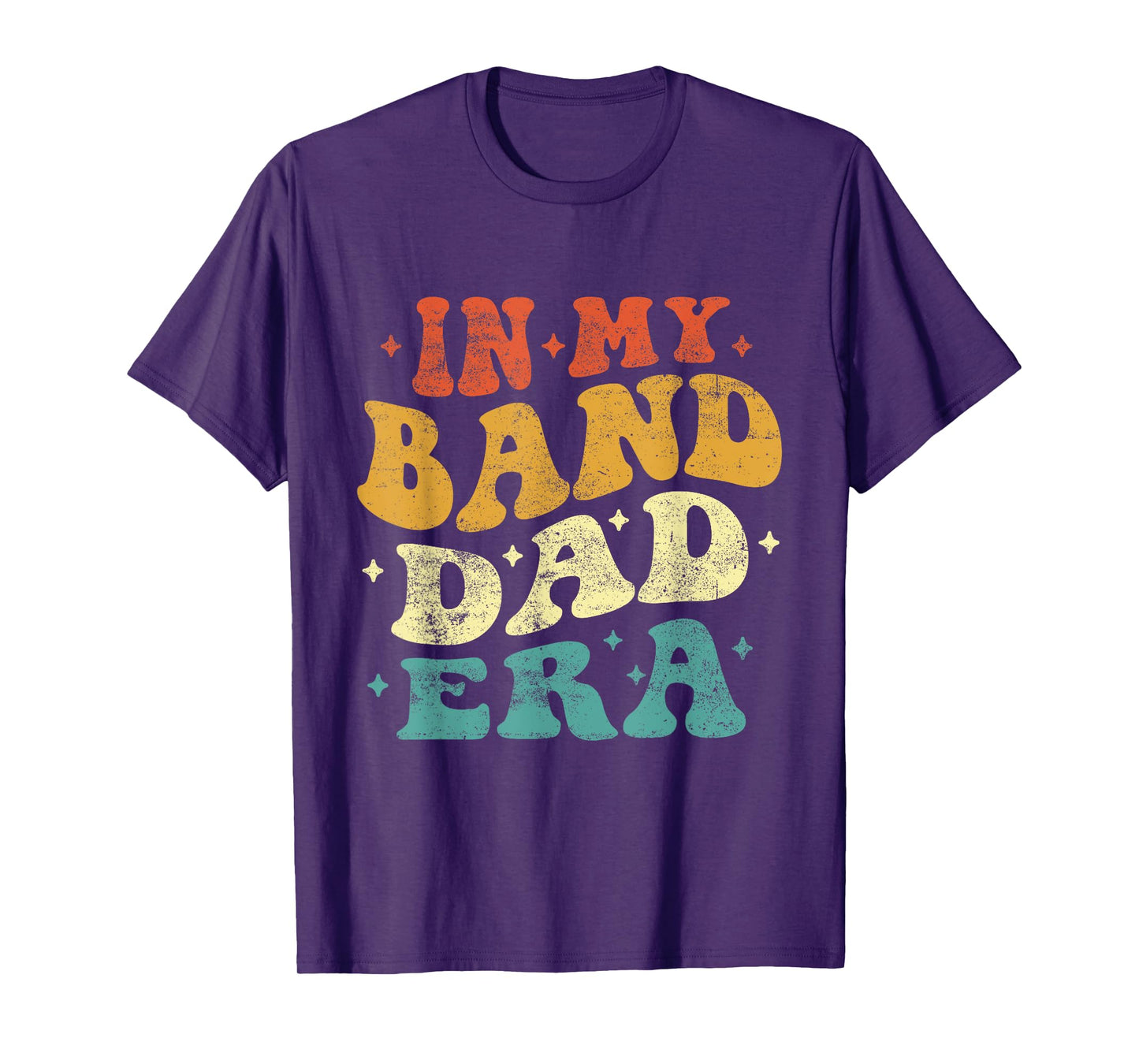 In My Band Dad Era Funny Band Dad Vintage Fathers Day T-Shirt