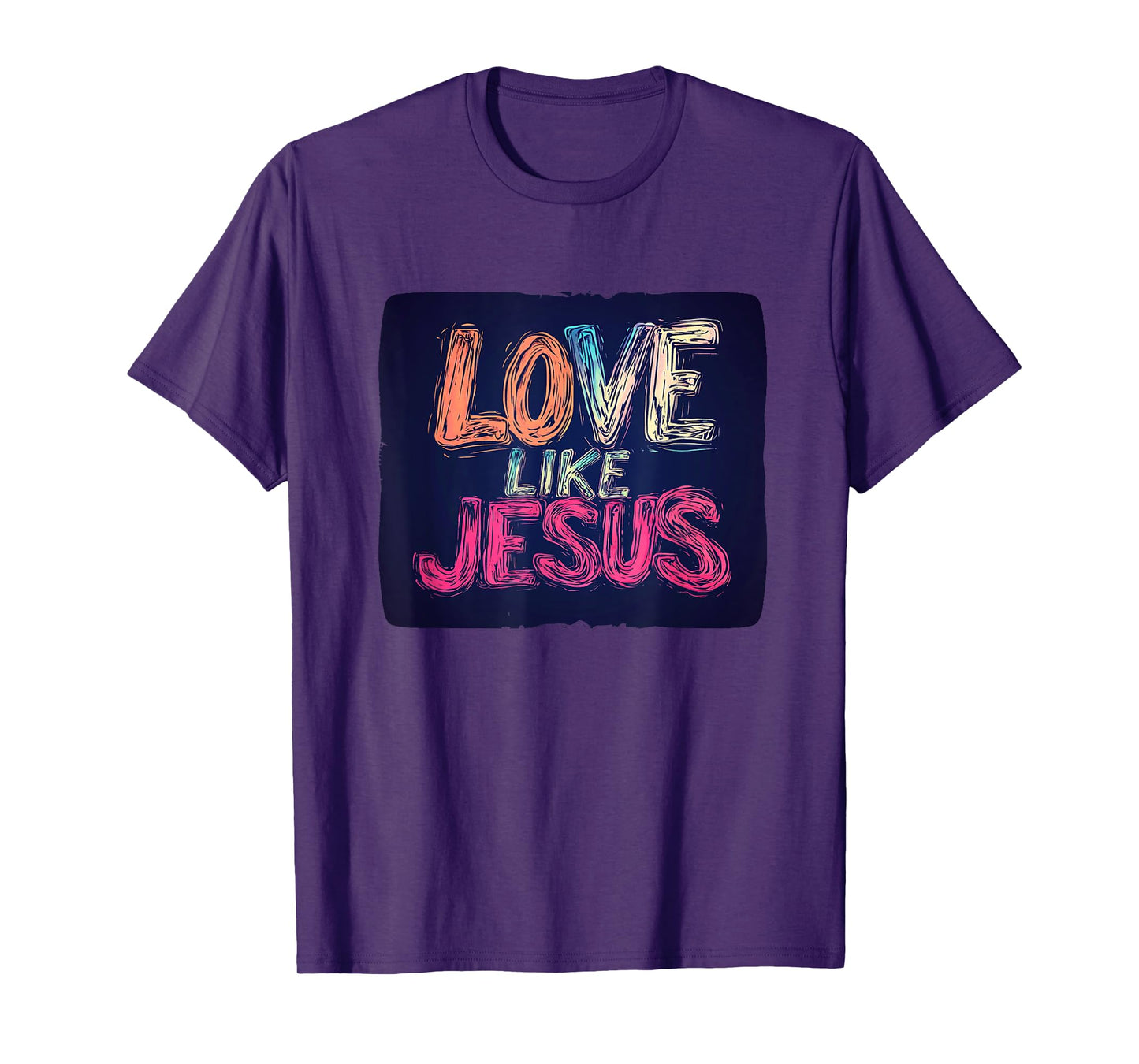 Vibrant Love like Jesus Costume for Man and Woman T-Shirt