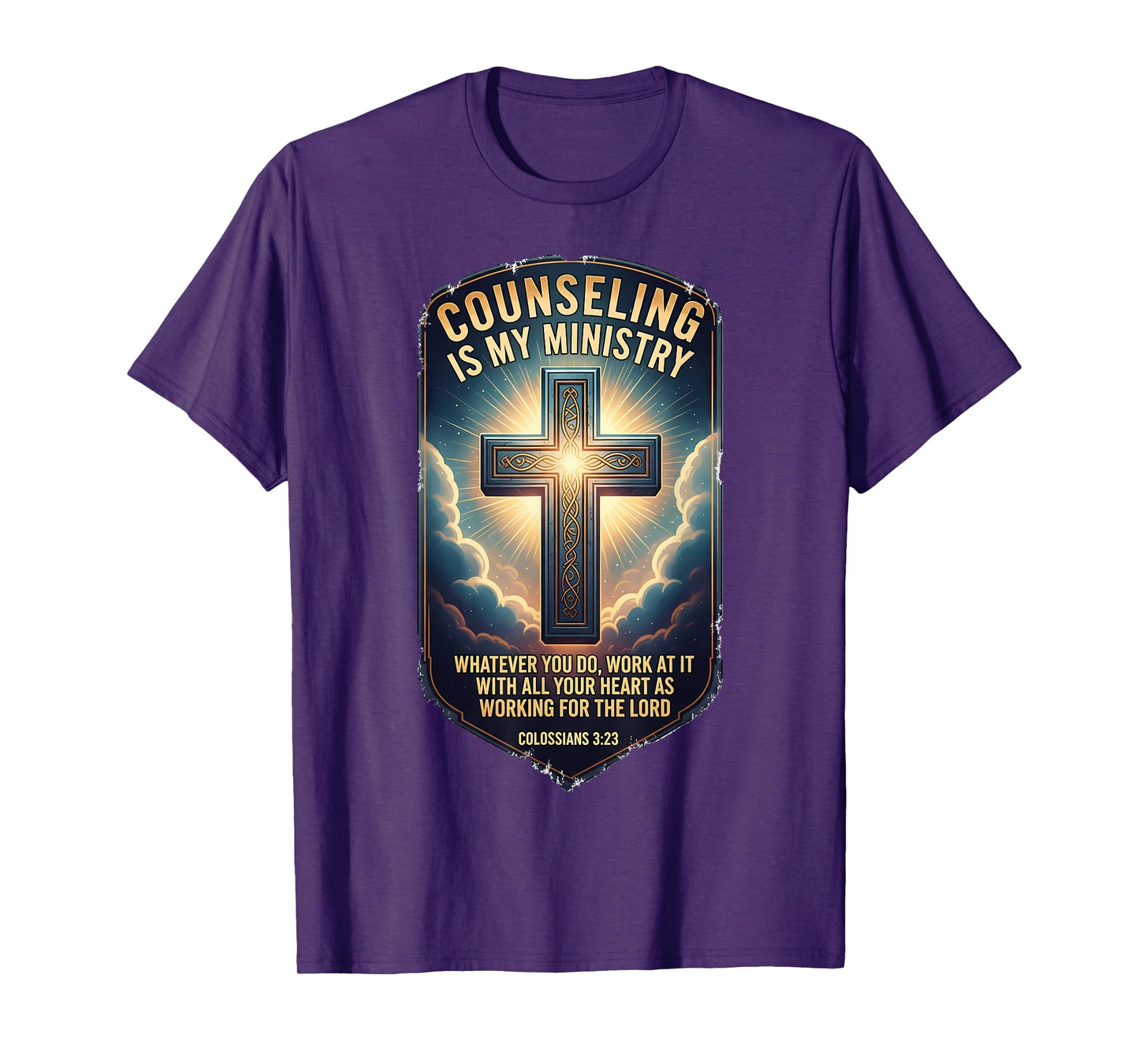 Christian Counselor Counseling is My Ministry Bible Verse T-Shirt