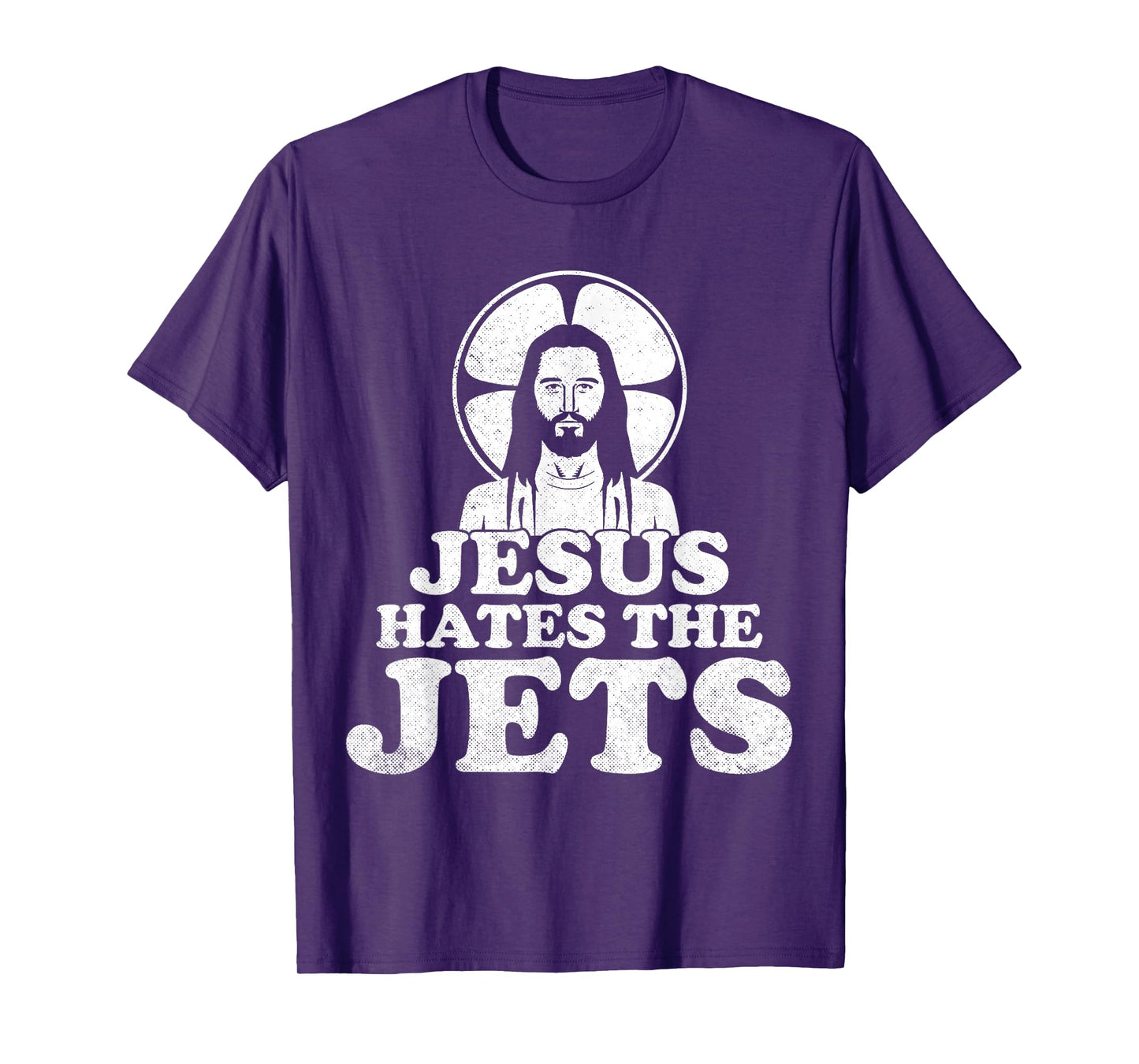 Funny God Jesus Hates The Jets Sarcastic Saying T-Shirt