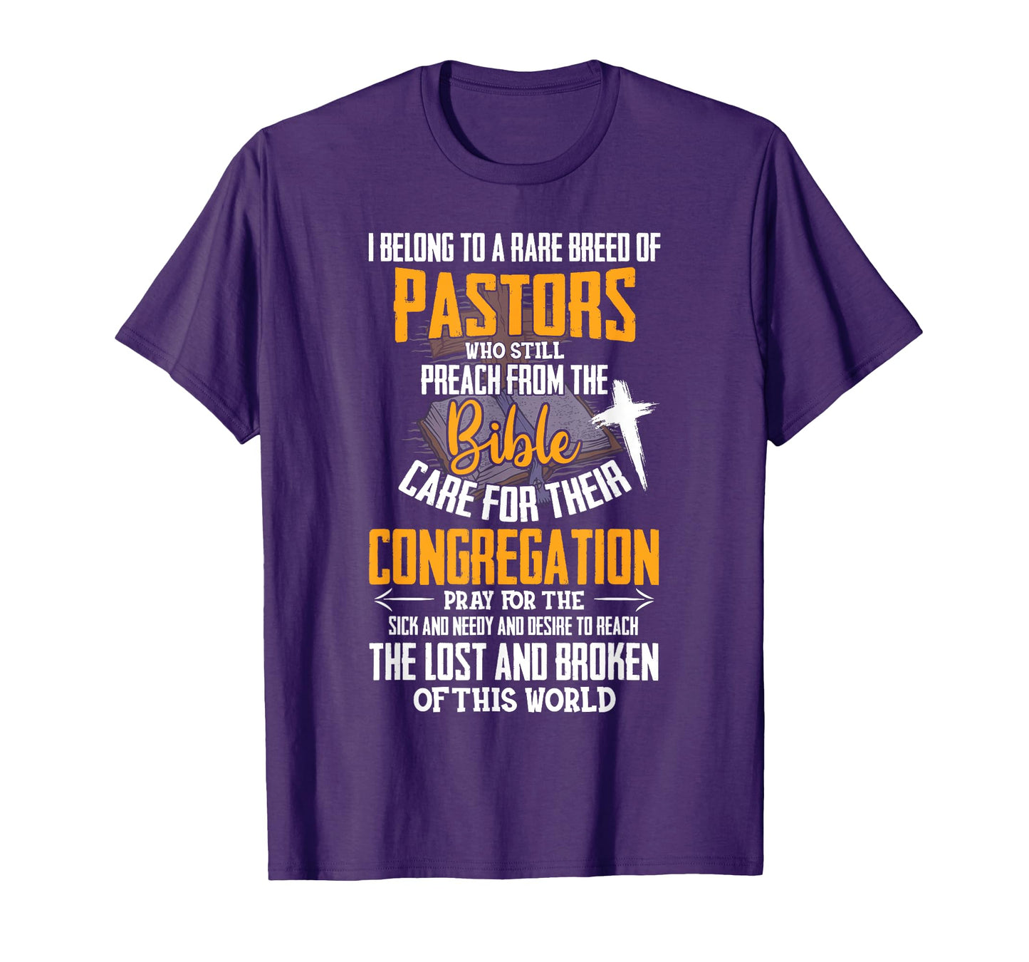 I Belong To A Rare Breed Of Pastors Gift Christian T-Shirt