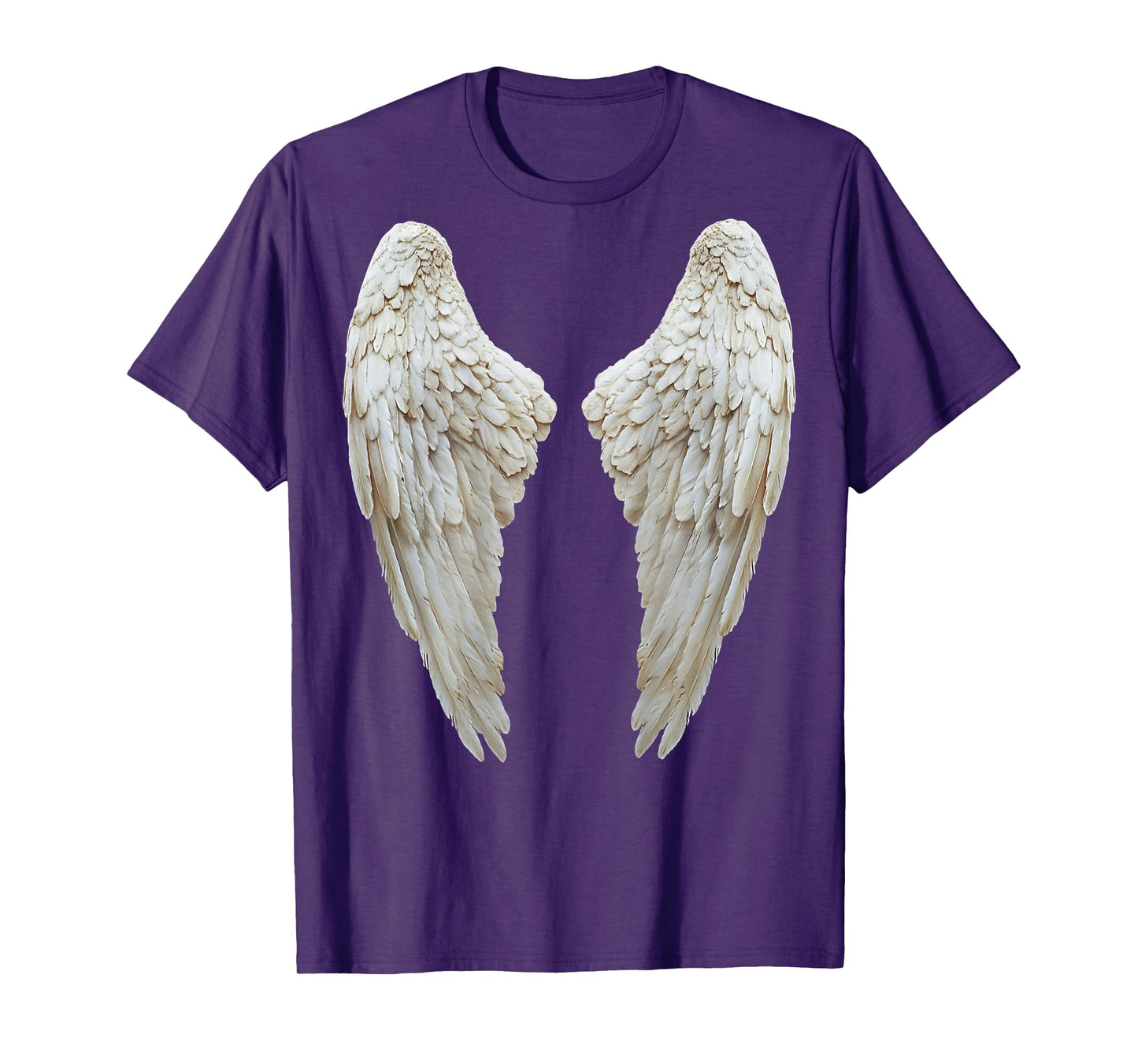 Christian Angel Wings White and Black T-Shirt