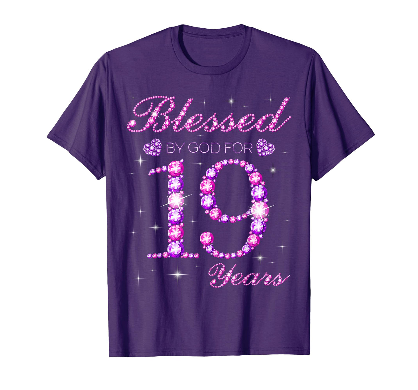 Blessed by God for 19 Years Old 19th Birthday Party T-Shirt
