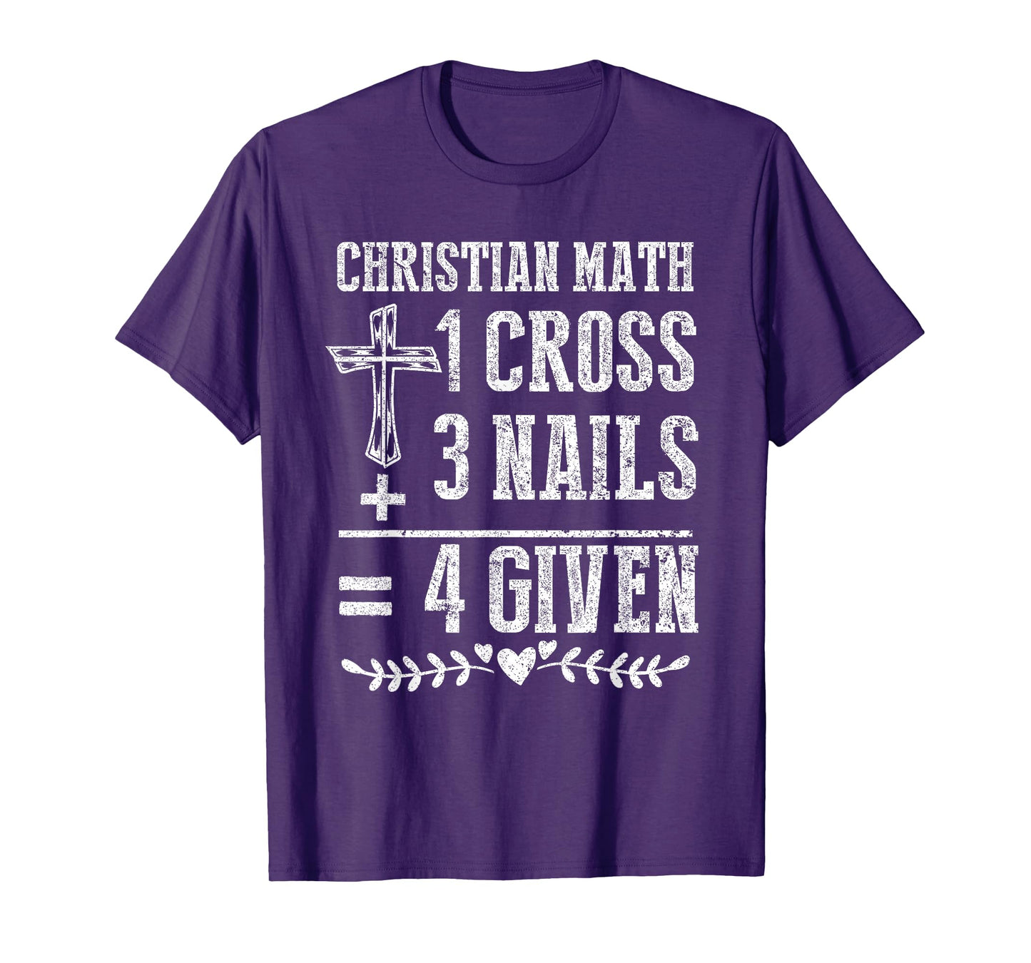 Christian Math God Worshiper Christ Follower Religion T-Shirt