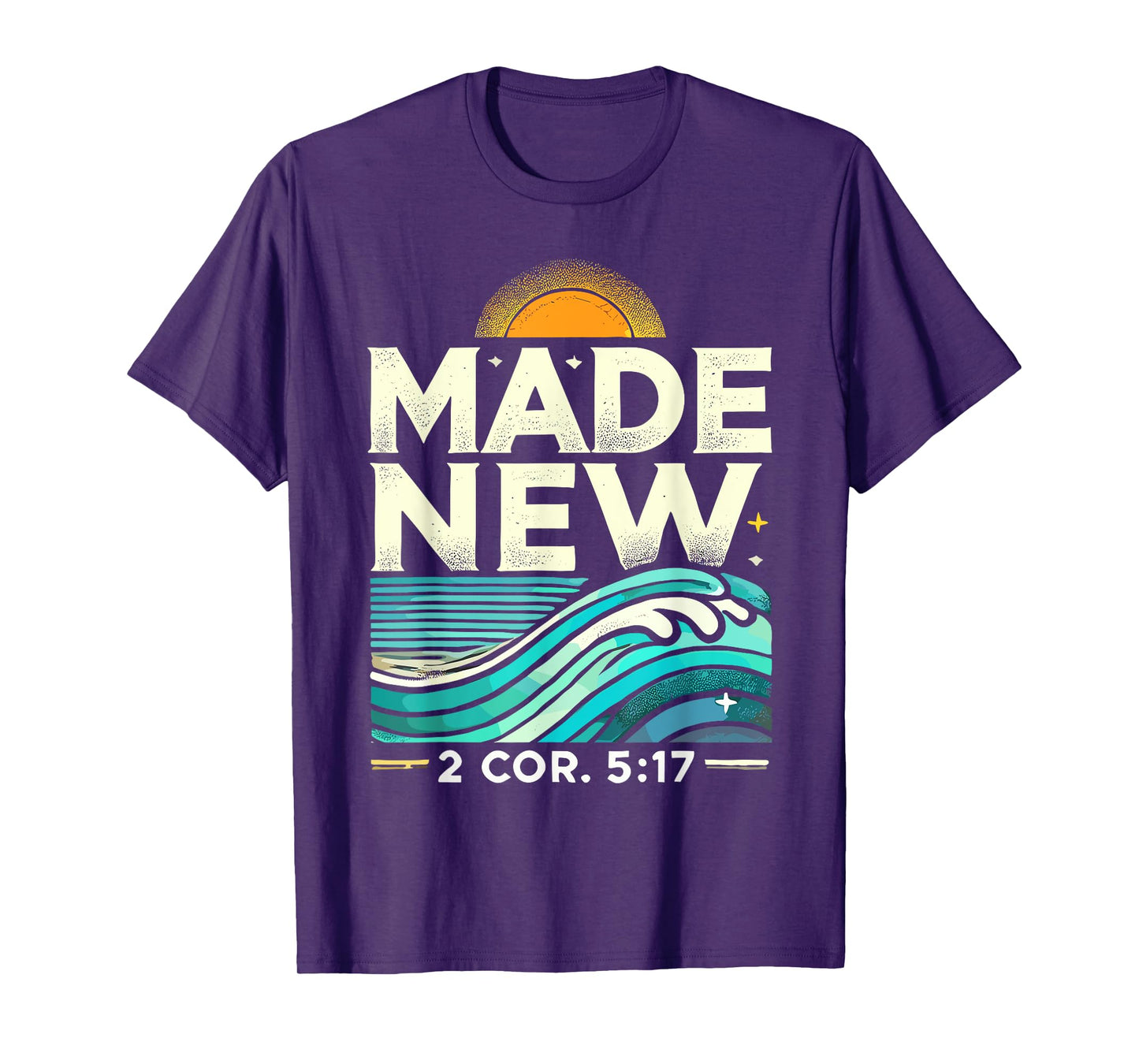 Made New Baptism Shirt Christian Shirts For Youth Baptized T-Shirt
