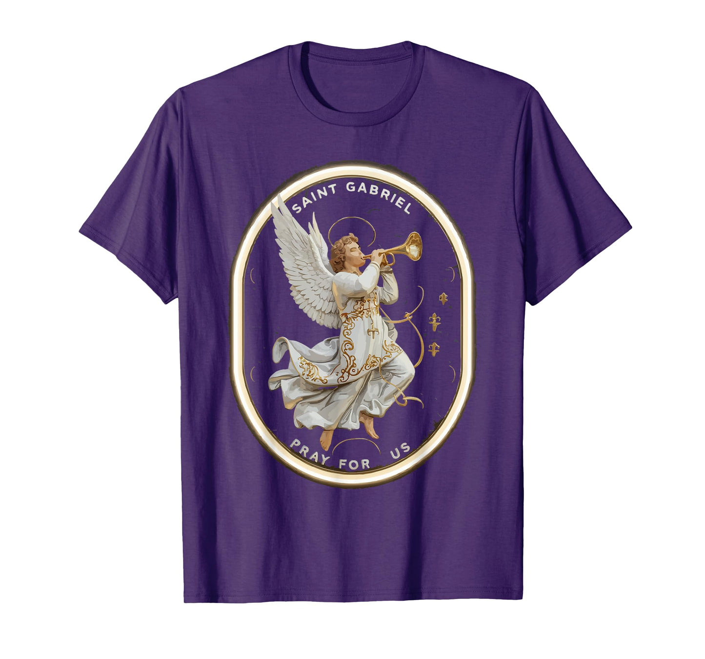 Archangel Gabriel Catholic Christianity Guardian Angel T-Shirt