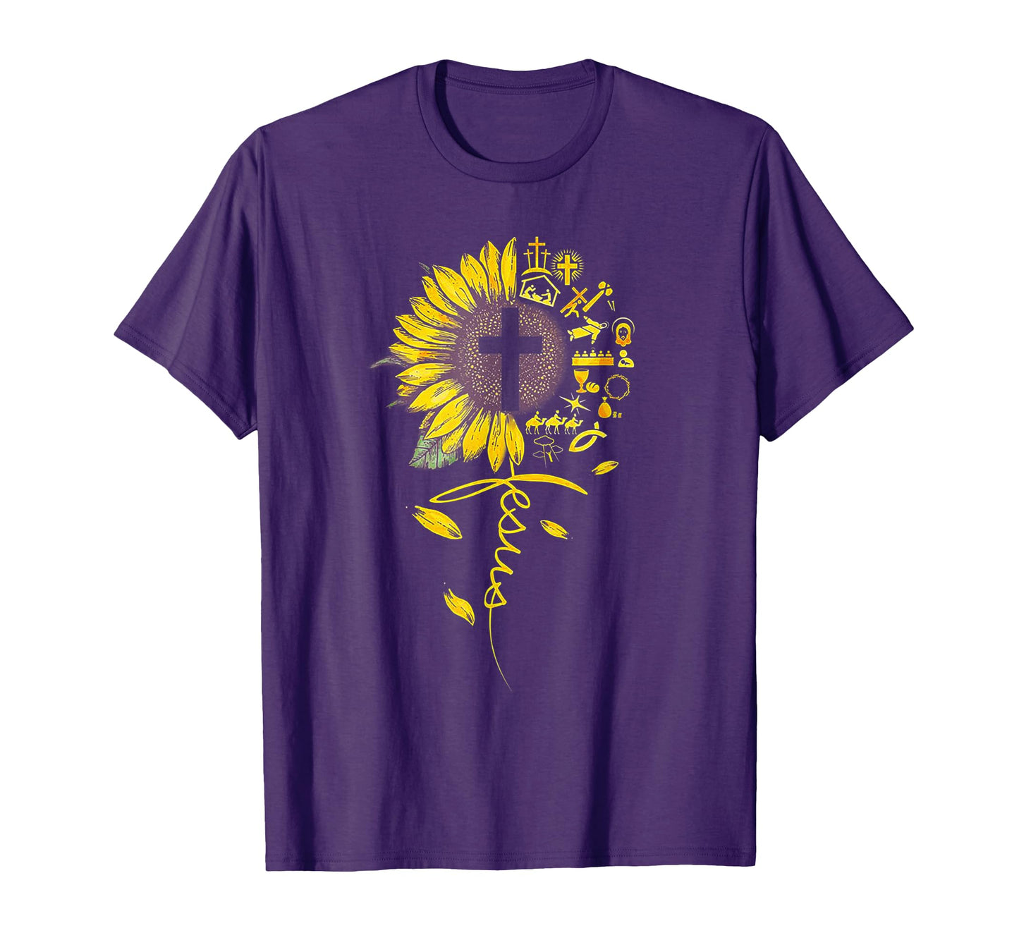 Jesus Sunflower TShirt - Funny Christian sunflowers Gift