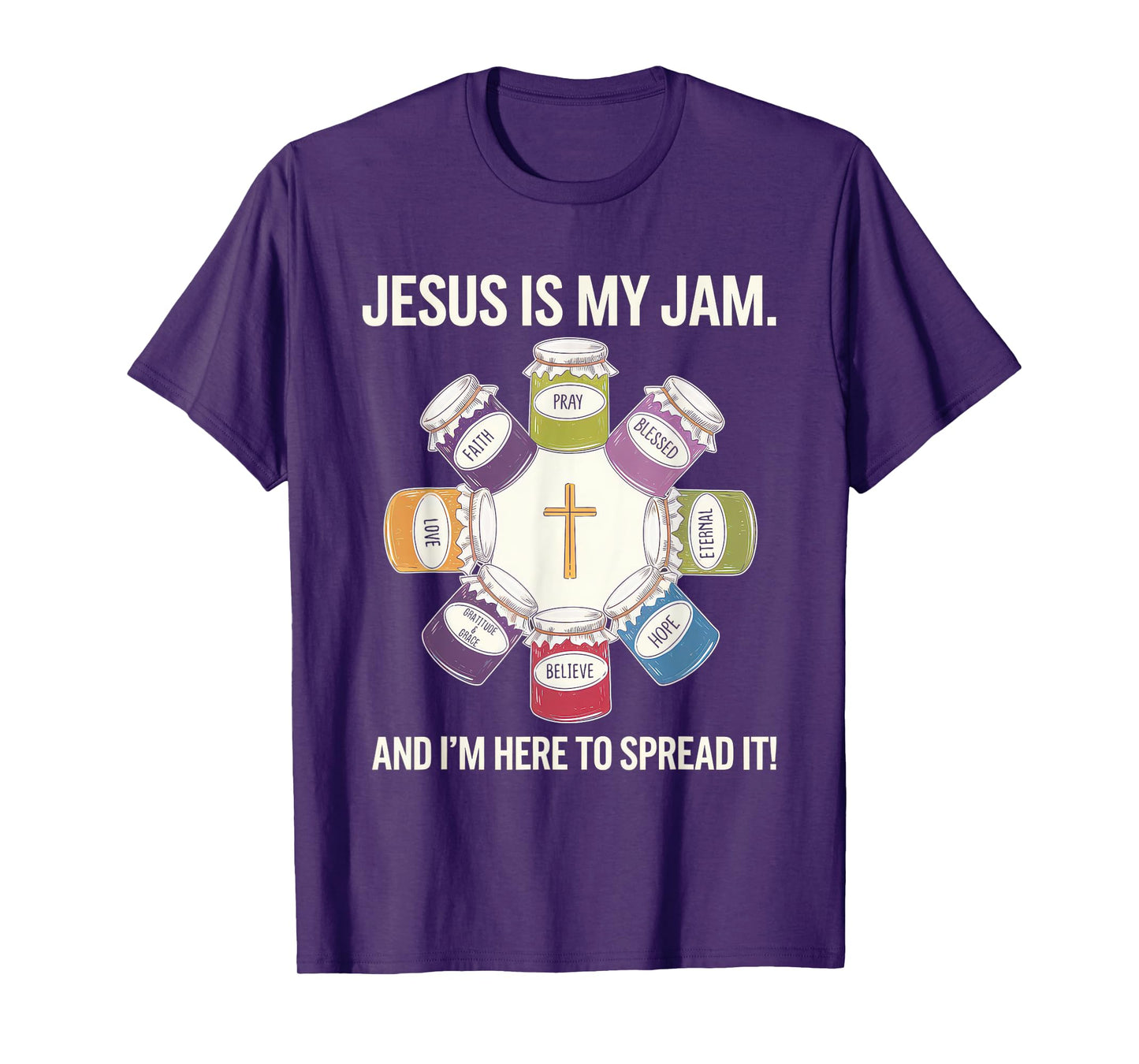Jesus is My Jam Tshirt Men Women Christian Bible Verse T-Shirt