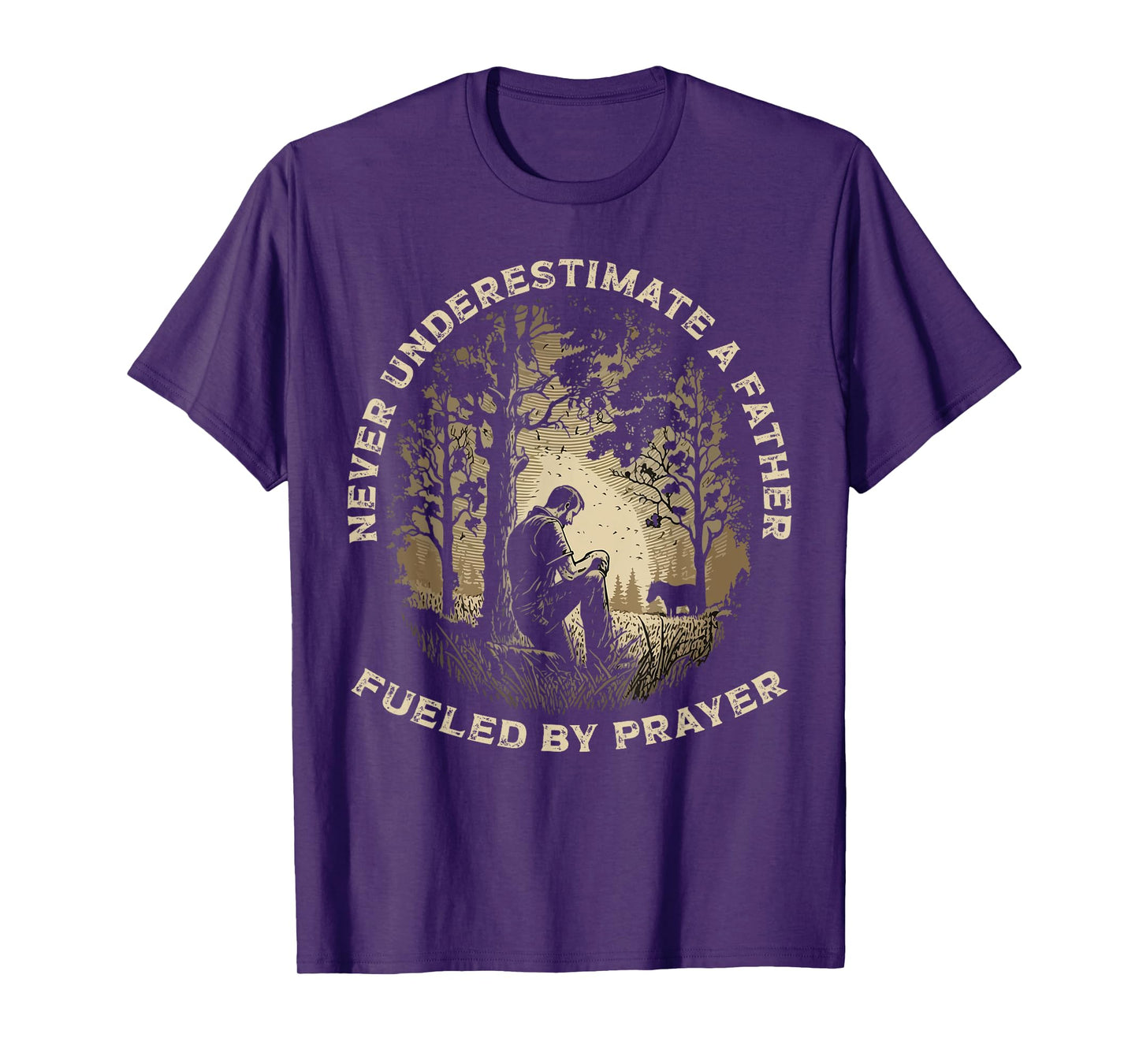 Best Dad Ever Religious Prayer Warrior Christian Fathers Day T-Shirt