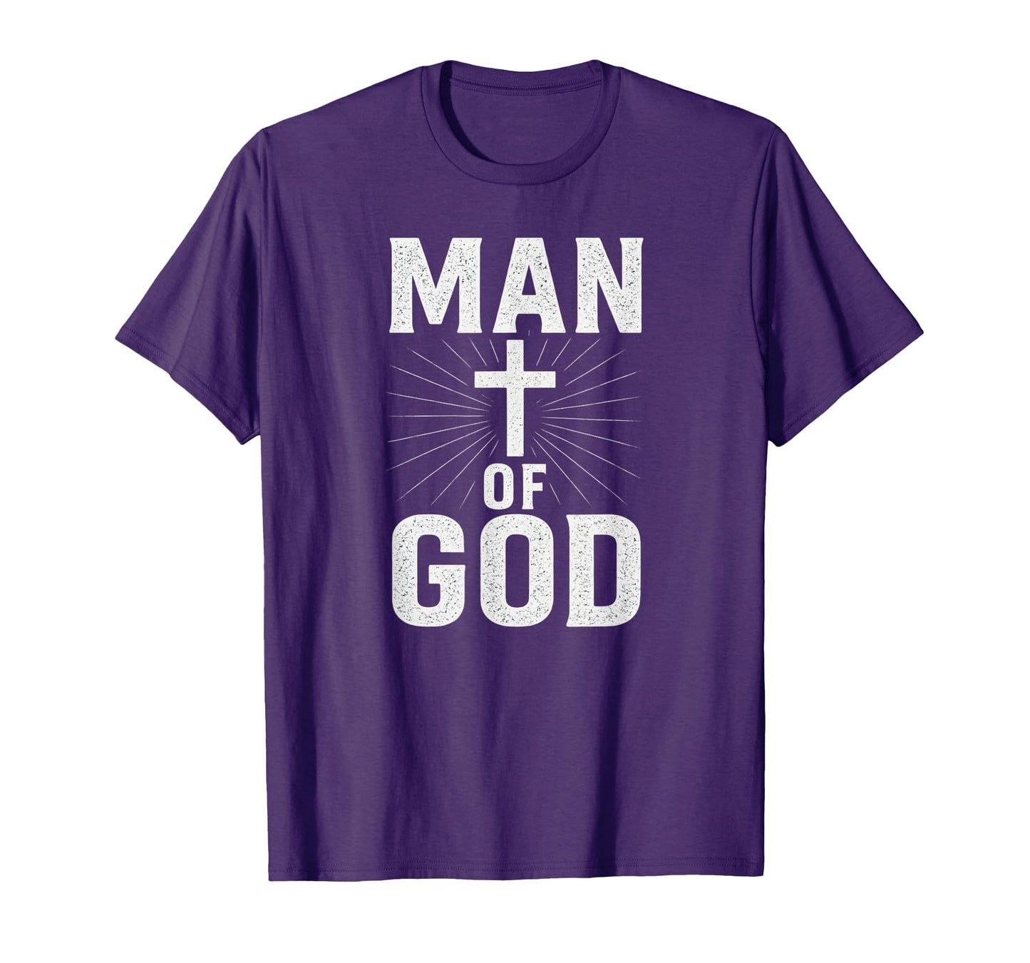 Man of God Husband Christian Faith Dad Grandfather Uncle T-Shirt