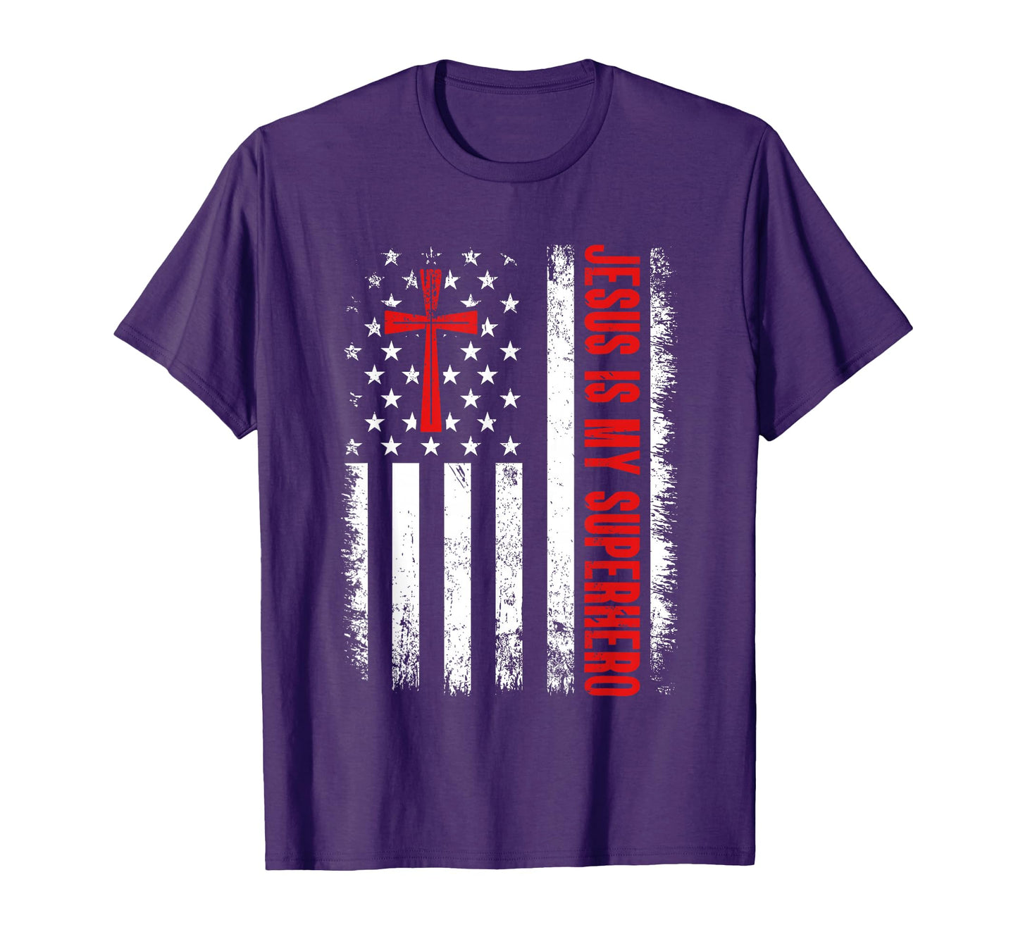 Jesus is My Superhero - Christian Religious T-Shirt