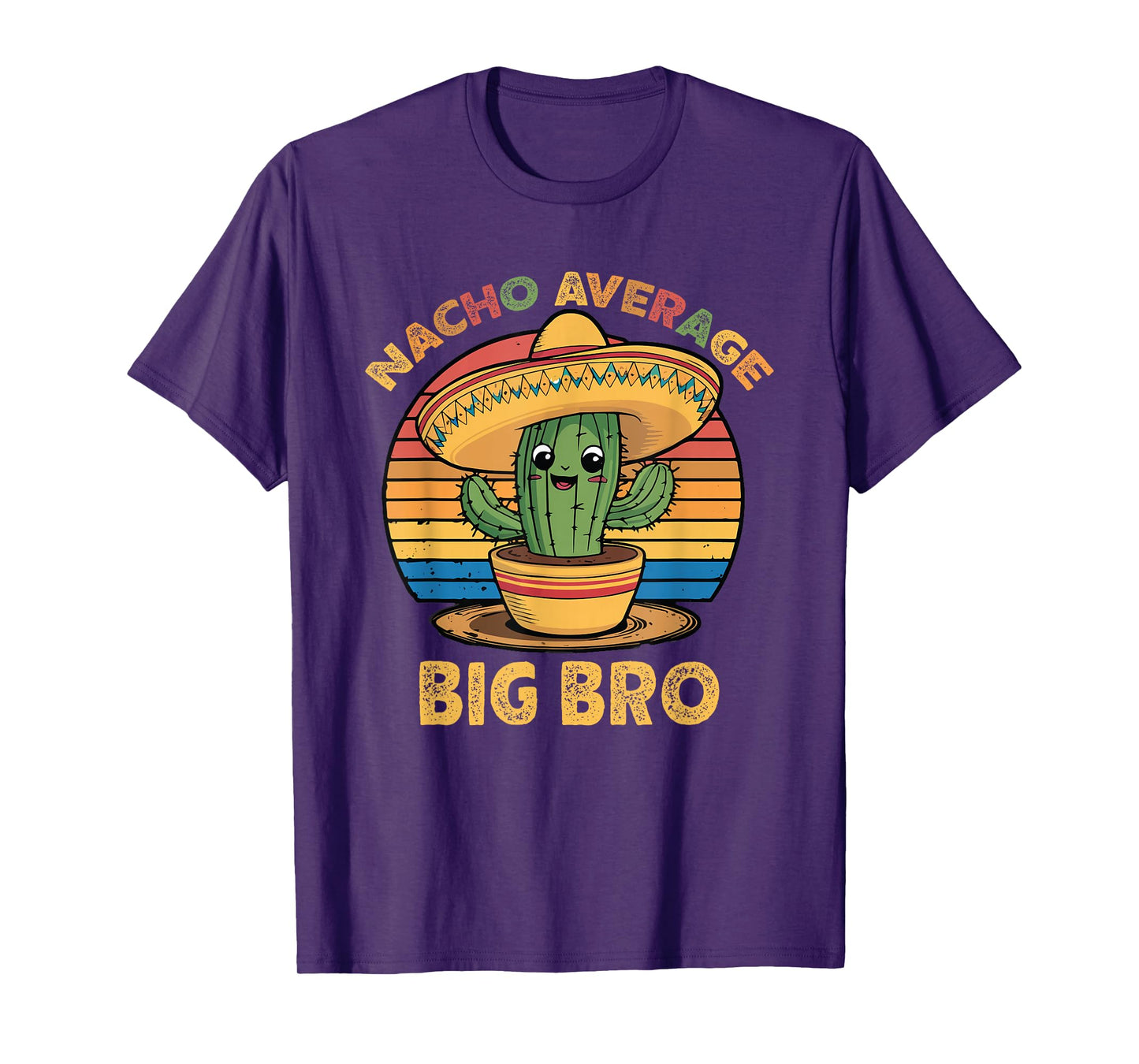 Nacho Average Big Bro Matching Mexican Cinco De Mayo Brother T-Shirt