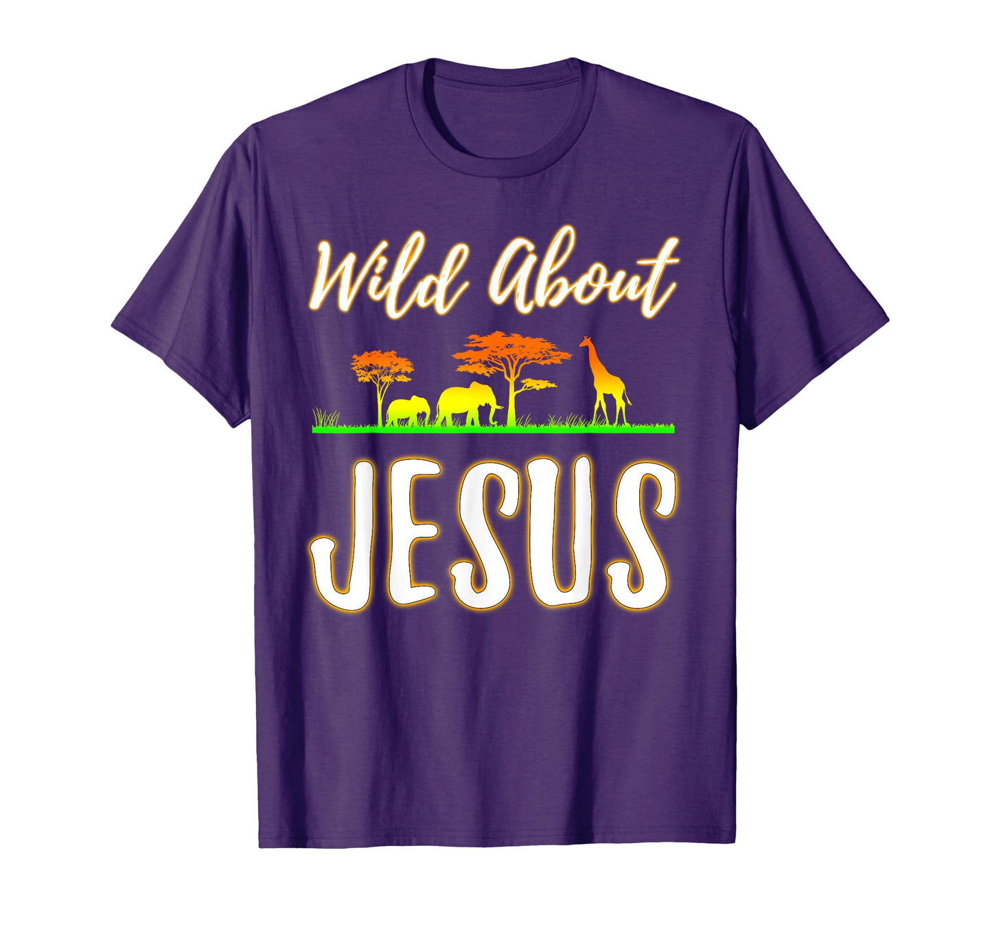 Jesus VBS Men Women Kids Wild About Jesus Christian Faith T-Shirt