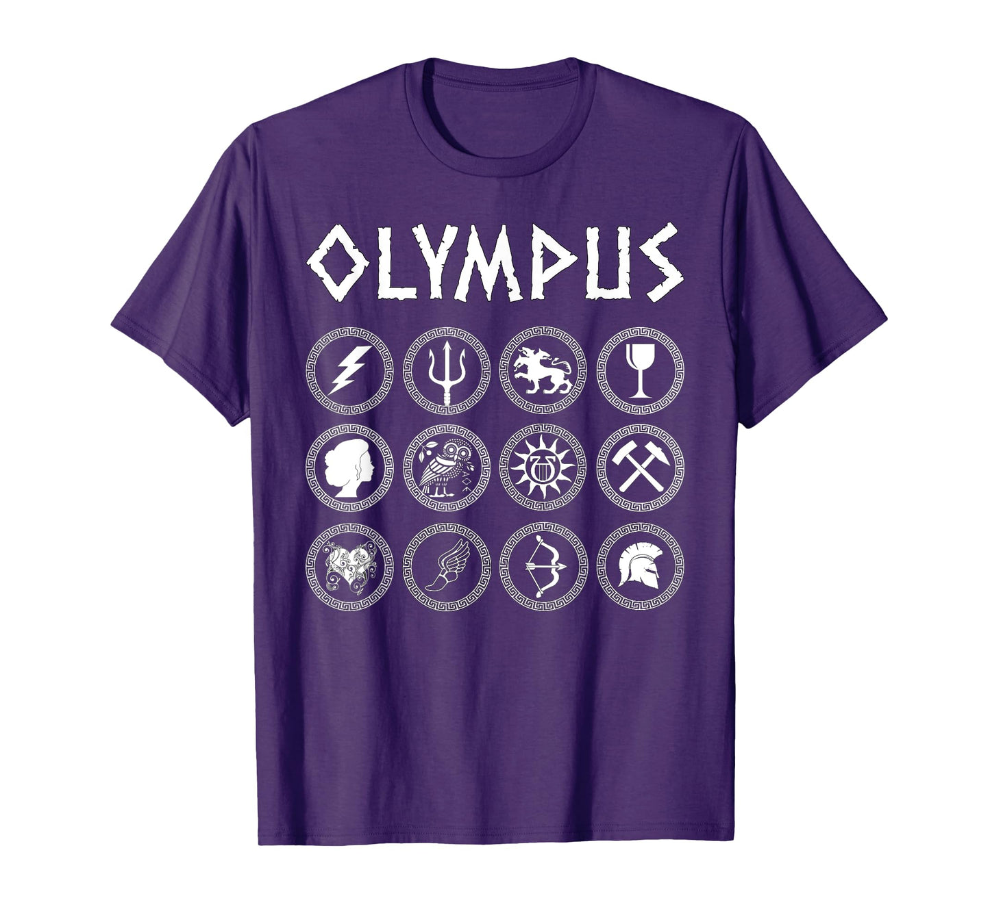 Greek Gods and Goddesses of Olympus Greek Mythology T-Shirt