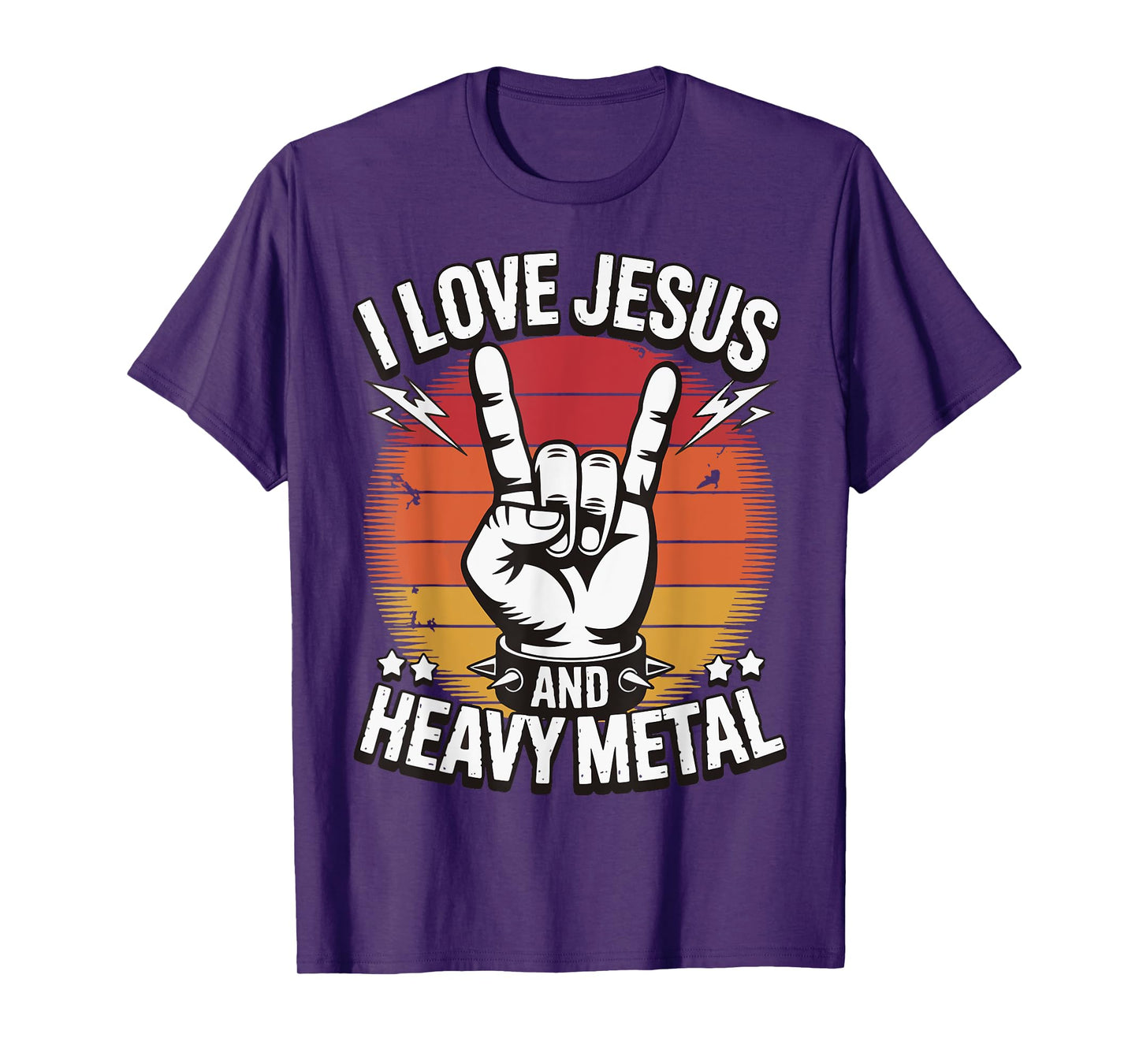 I Love Jesus And Heavy Metal T-Shirt