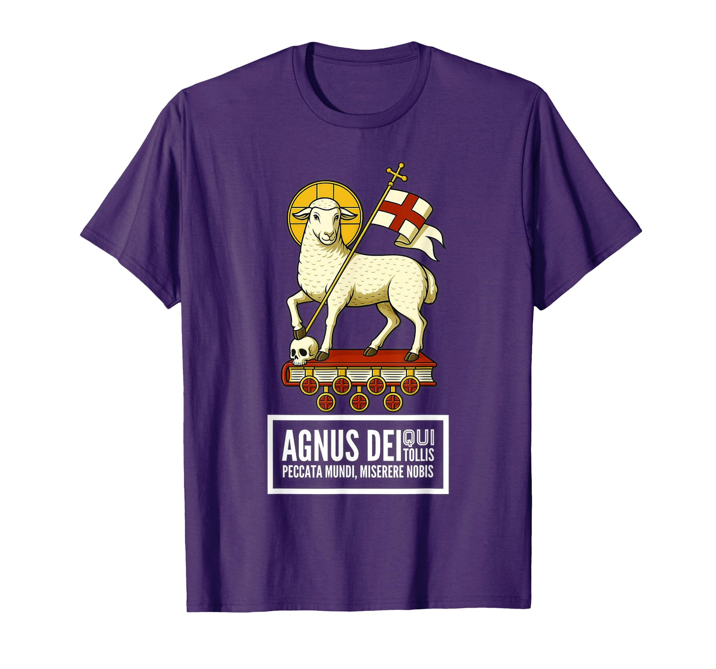 Agnus Dei Sanctus Traditional Latin Mass Catholic T-Shirt