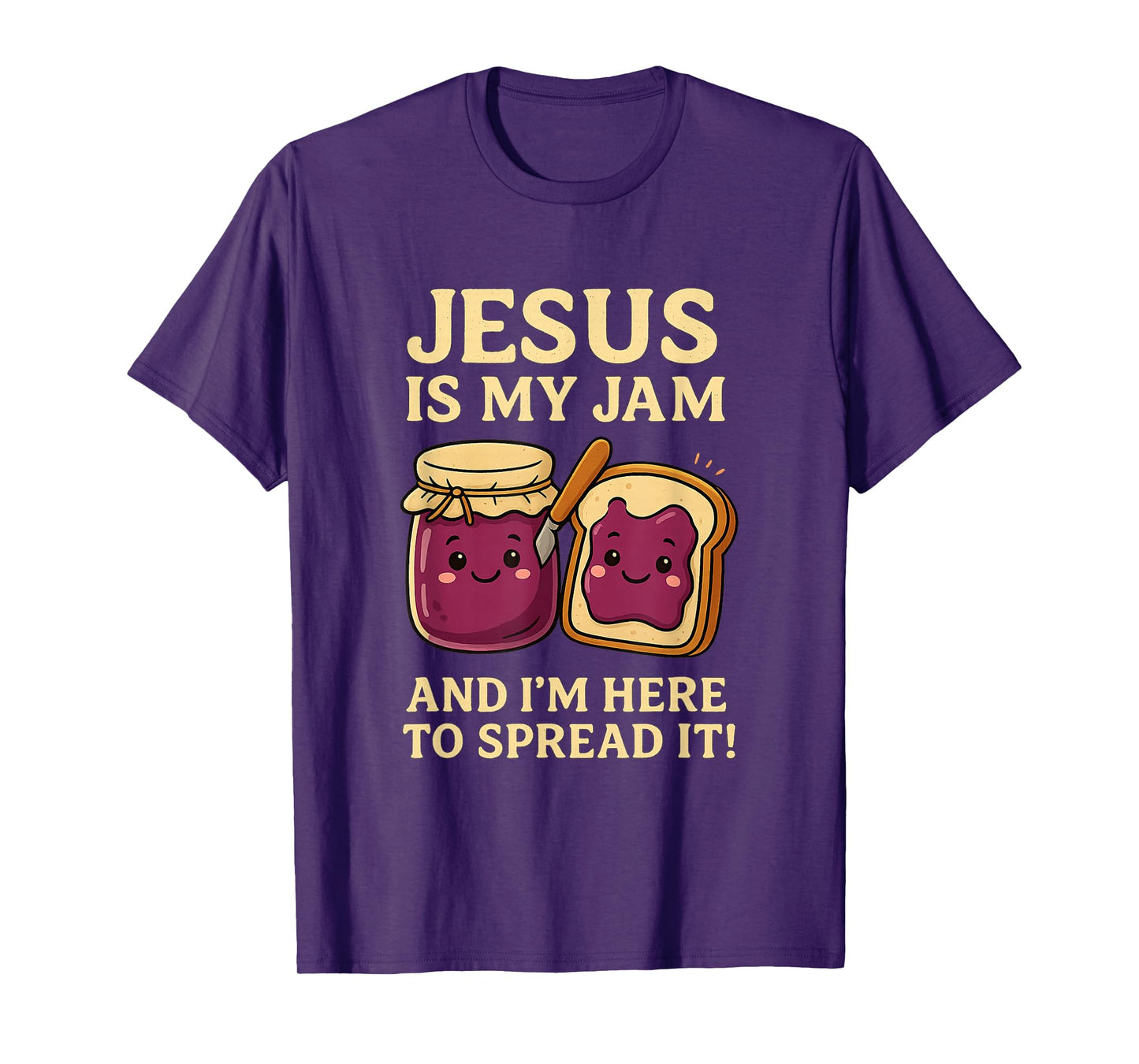 Jesus is My Jam Shirt Funny Christian Faith Bible T-Shirt