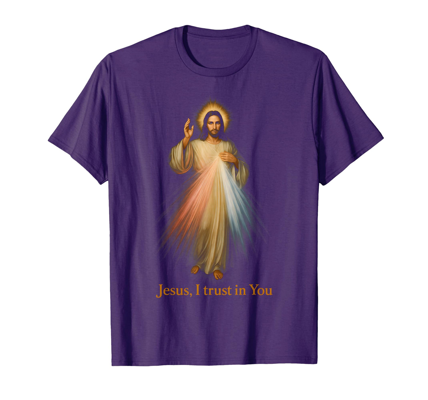 Jesus I Trust In You Devine Mercy Christian Catholic Faith T-Shirt
