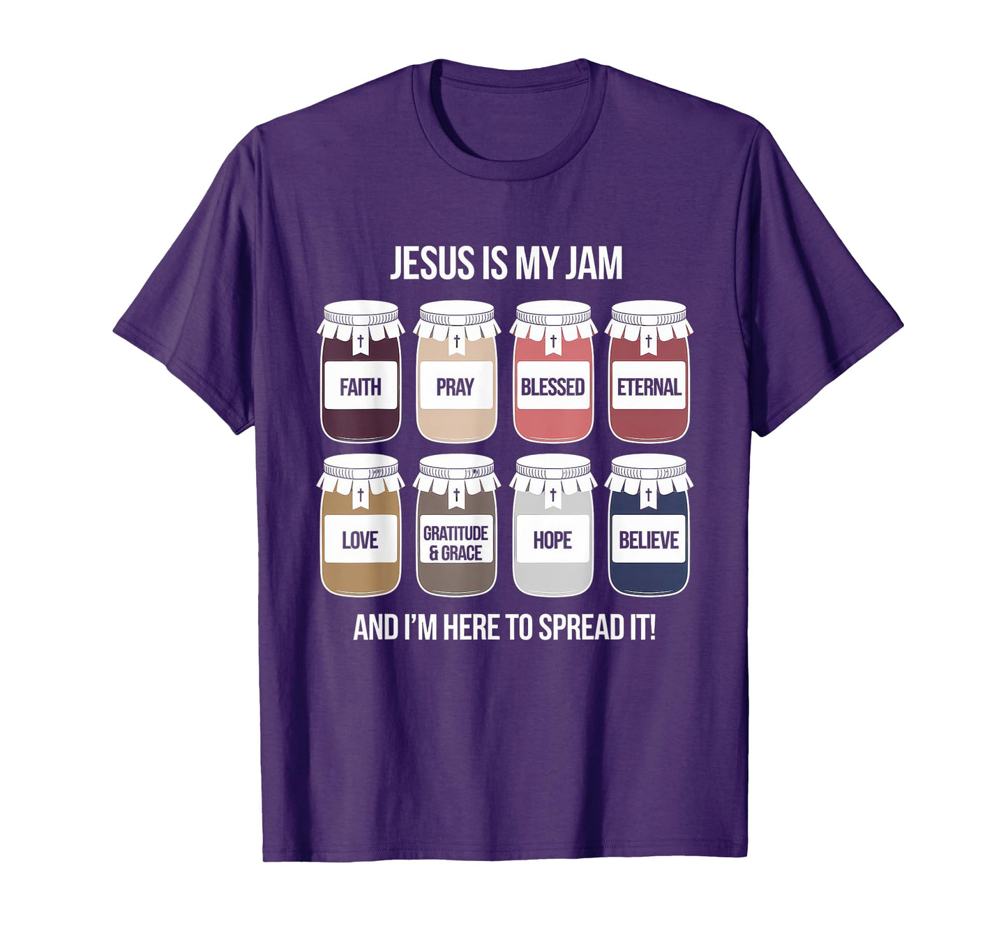 Jesus is My Jam Tshirt Men Women Christian Bible Verse T-Shirt