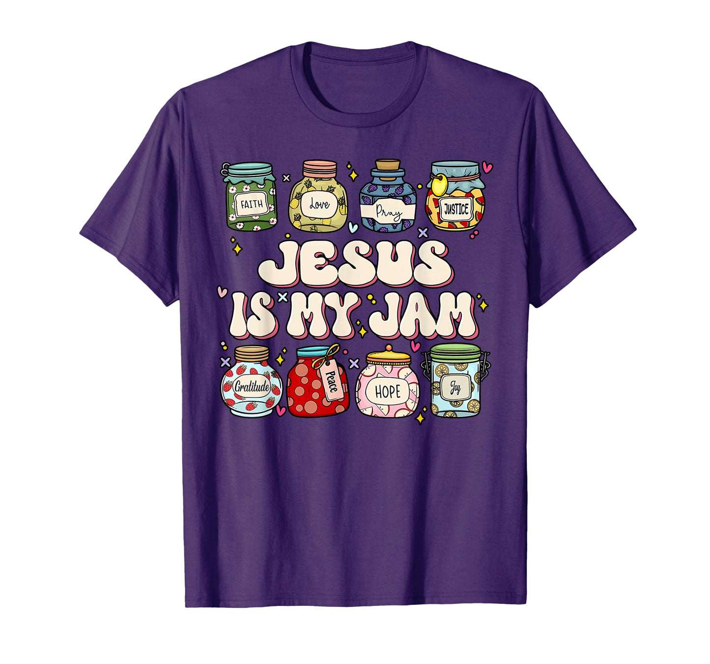 Jesus Is My Jam Christian Faith Religious Christ Women Kids T-Shirt