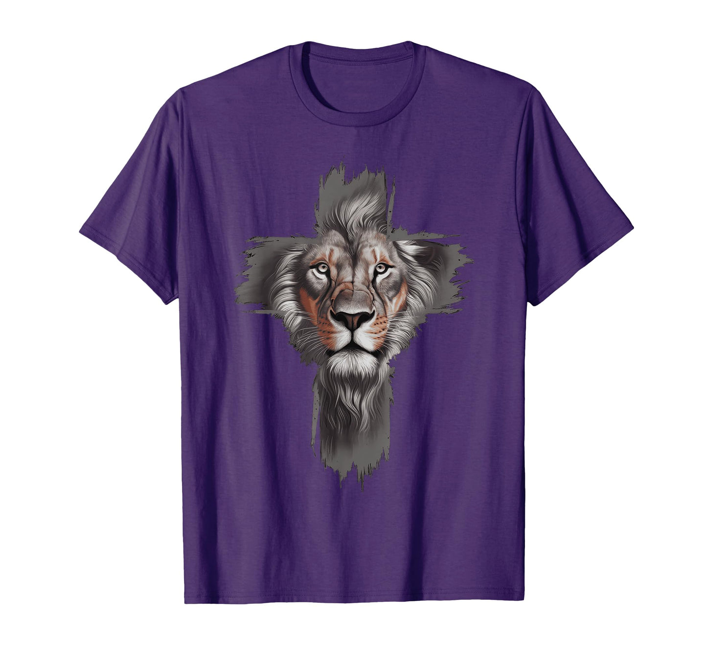 Lion of Judah Christian Cross T-Shirt