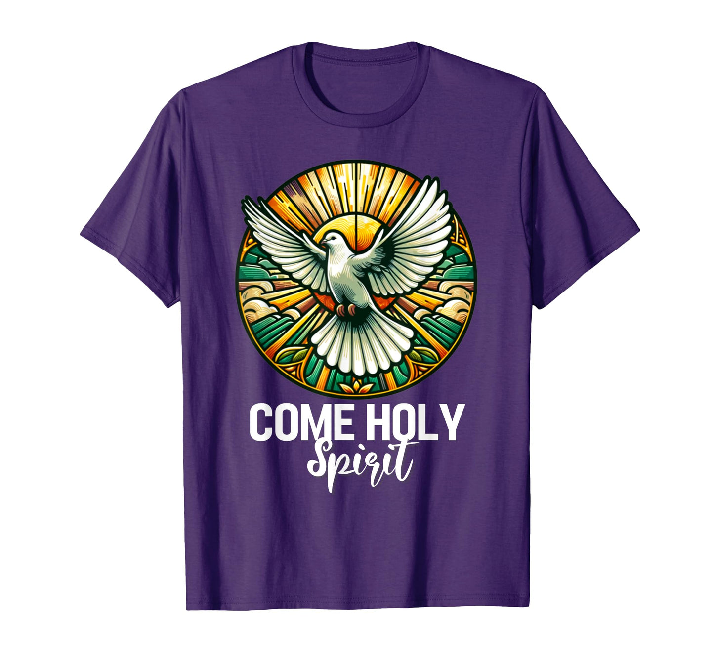 COME HOLY SPIRIT Dove Christian Gifts For Men And Women Tees T-Shirt