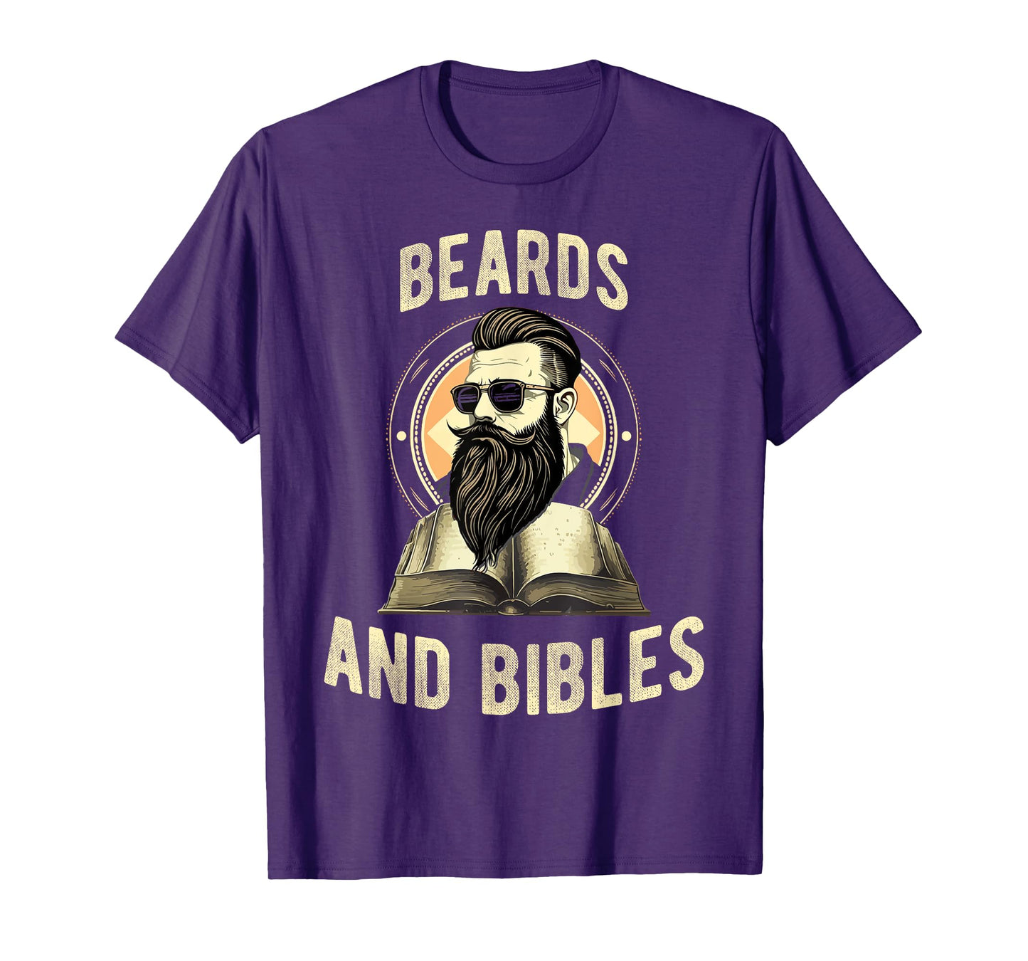 Beards and Bibles Christian Man T-Shirt