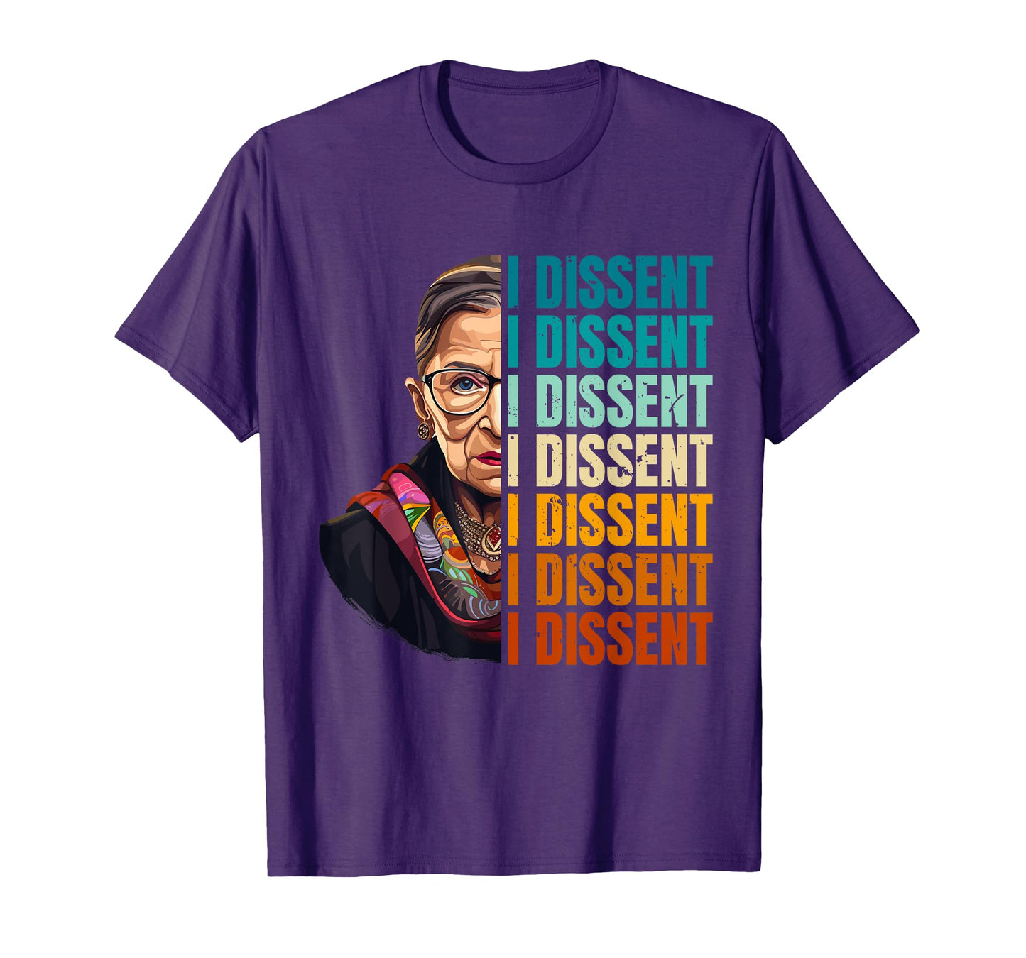 I Dissent Vintage Ruth Bader Ginsburg Quote T-Shirt