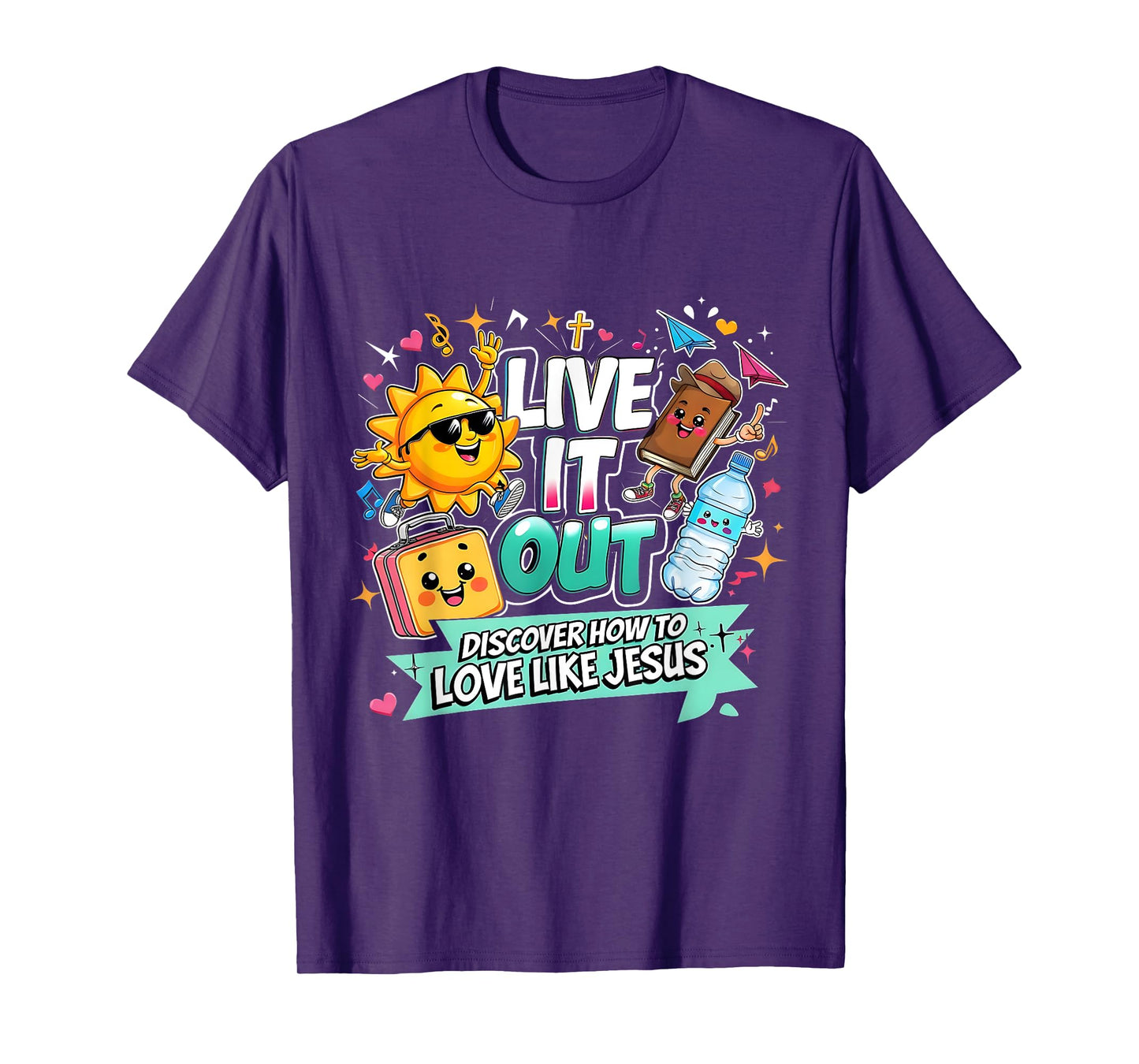 Live It Out Love Like Jesus VBS Summer 2025 Tee T-Shirt