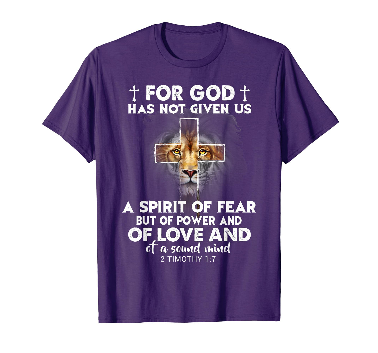 for God Spirit Judah Lion Christians Bible Verse T-Shirt