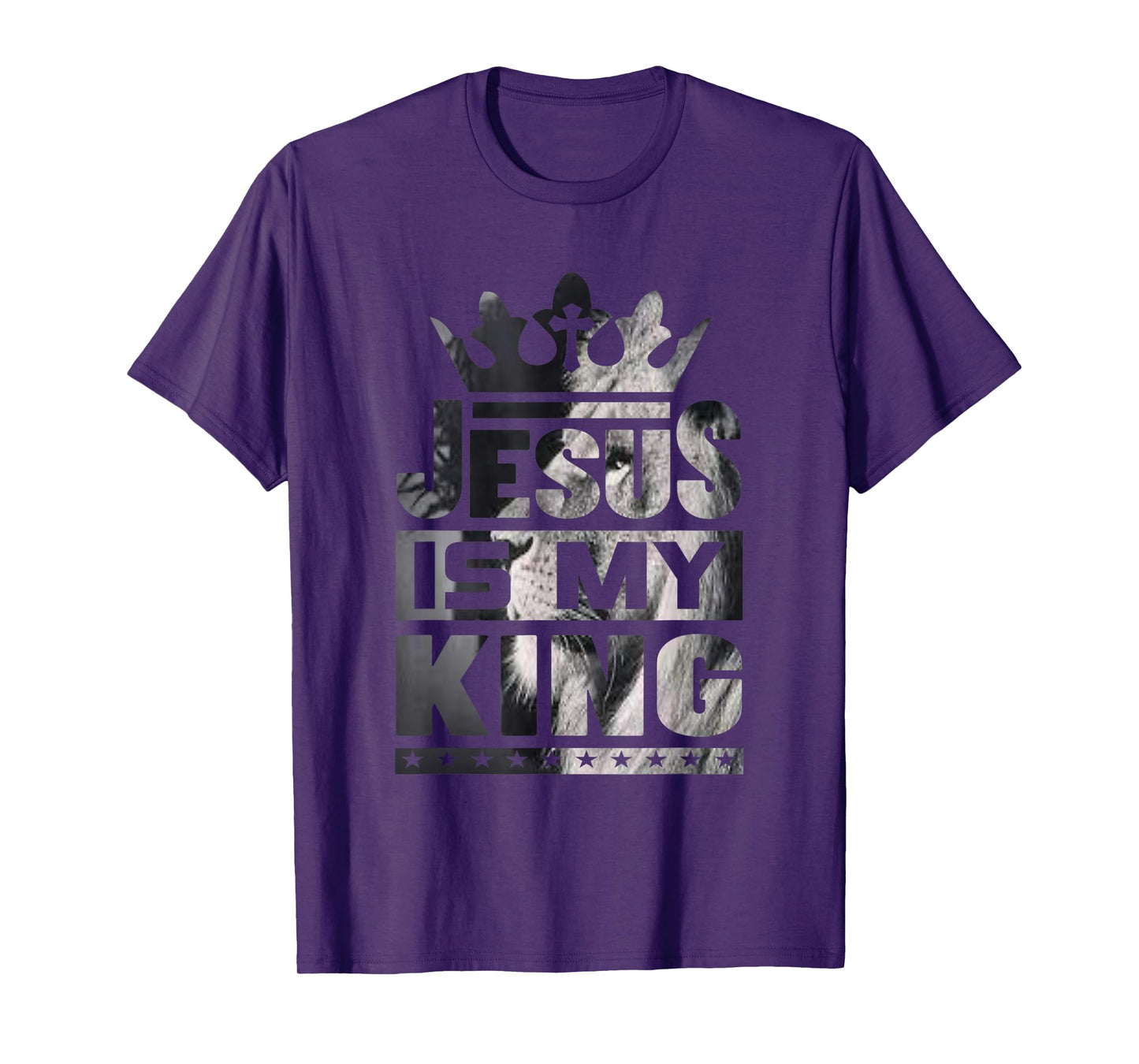 Jesus is My King – Bold Faith and Strength Design T-Shirt