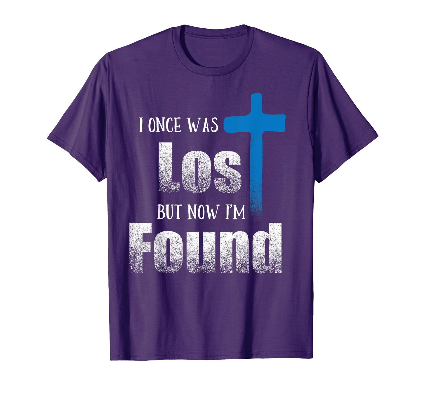 I Once Was Lost But Now I’m Found Christian Luke 15:32 Cross T-Shirt