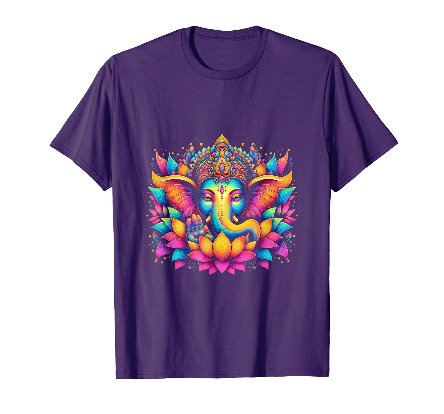 Ganesh Symbol Yoga Hindu Elephant God Ganesha Puja T-Shirt
