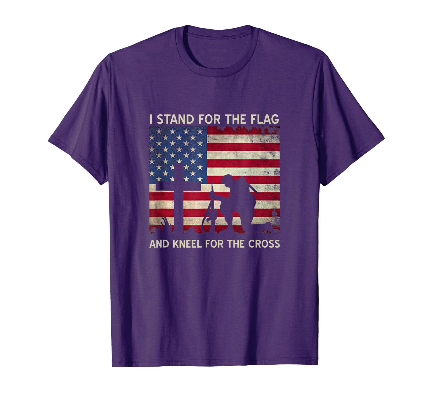 I Stand For The Flag And Kneel For The Cross Gift T-Shirt