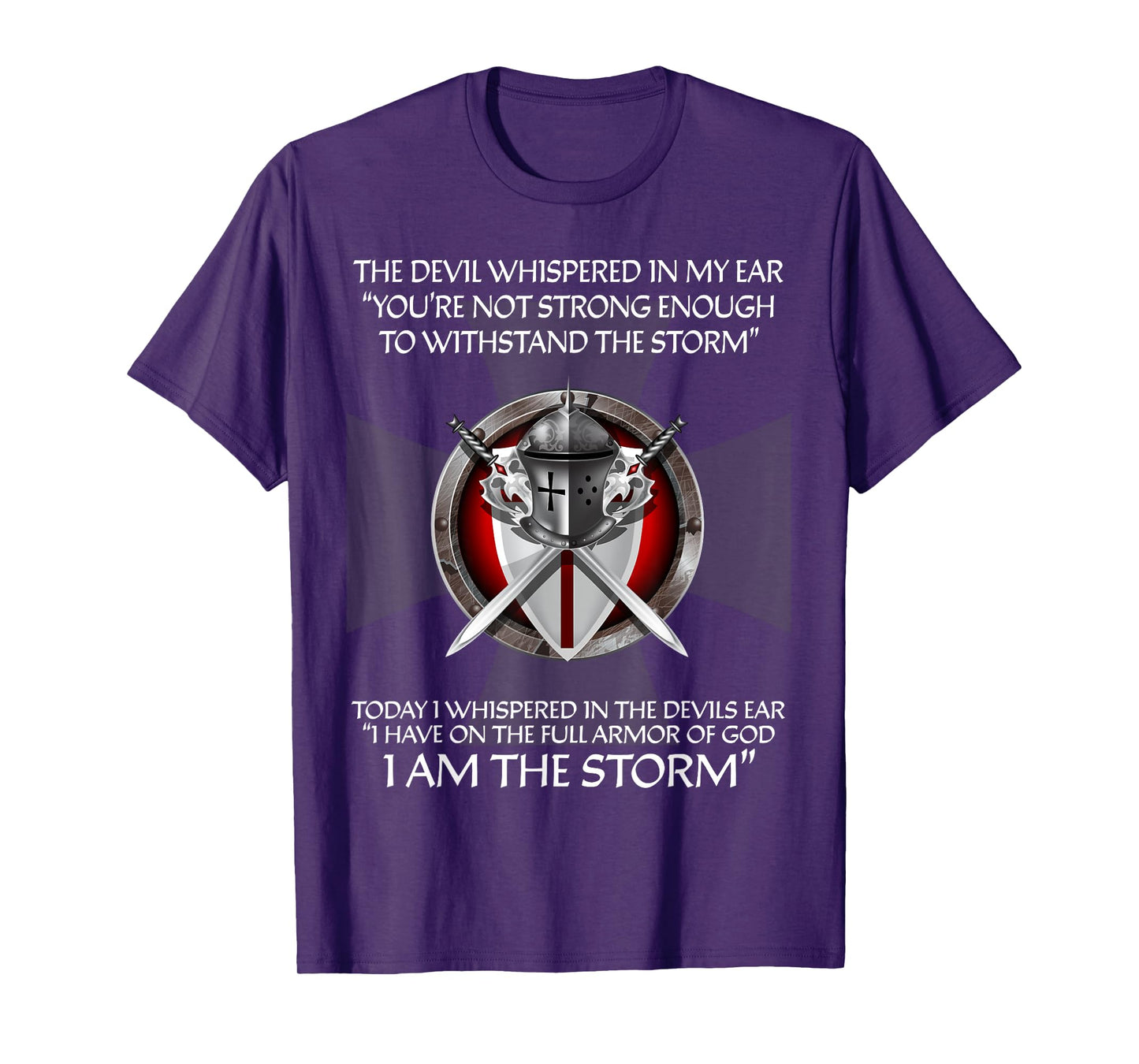 Religious Cross Christian Bible Verse Sayings I Am The Storm T-Shirt