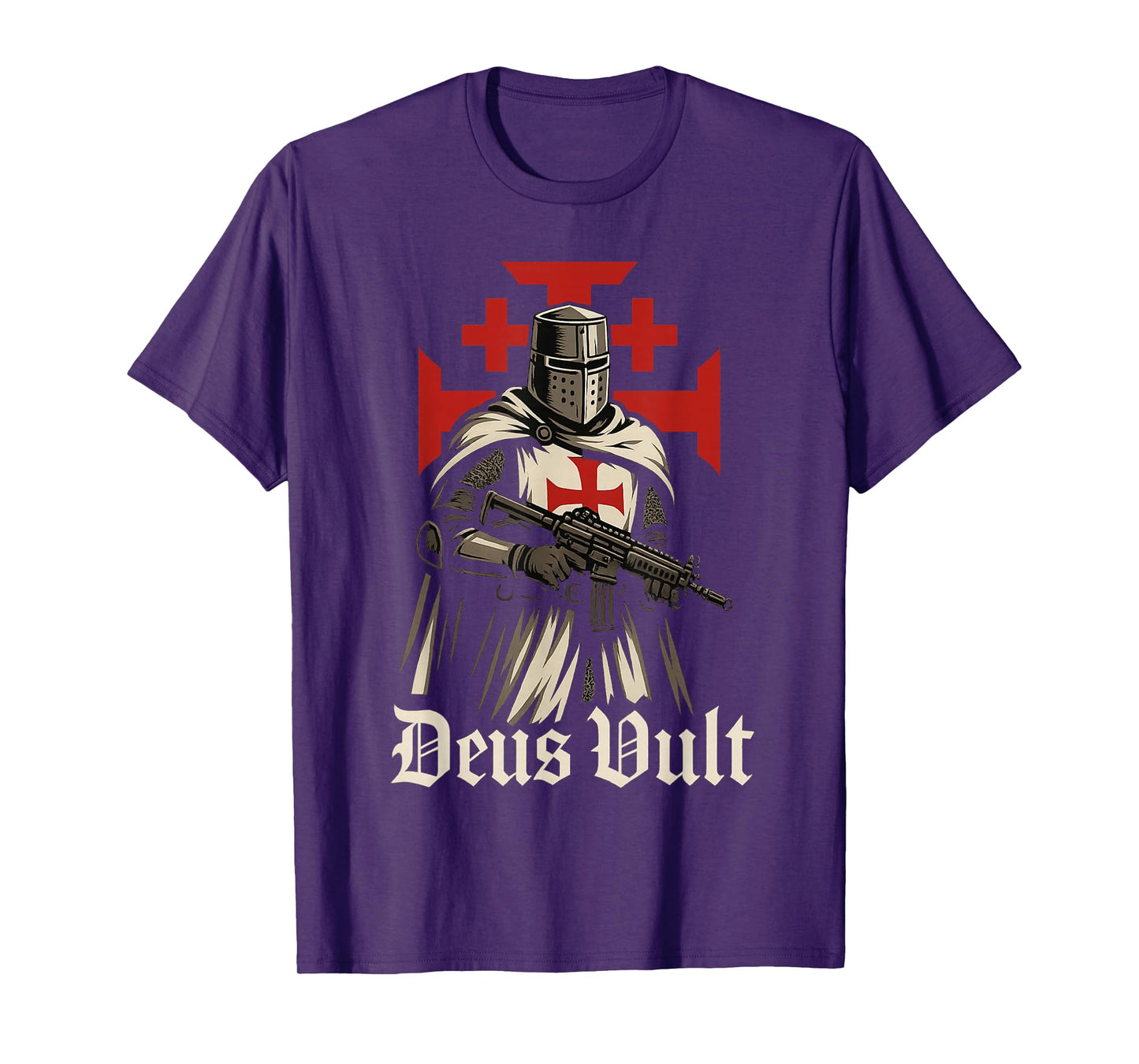 Deus Vult Templar Knight - Soldier of Christ T-Shirt