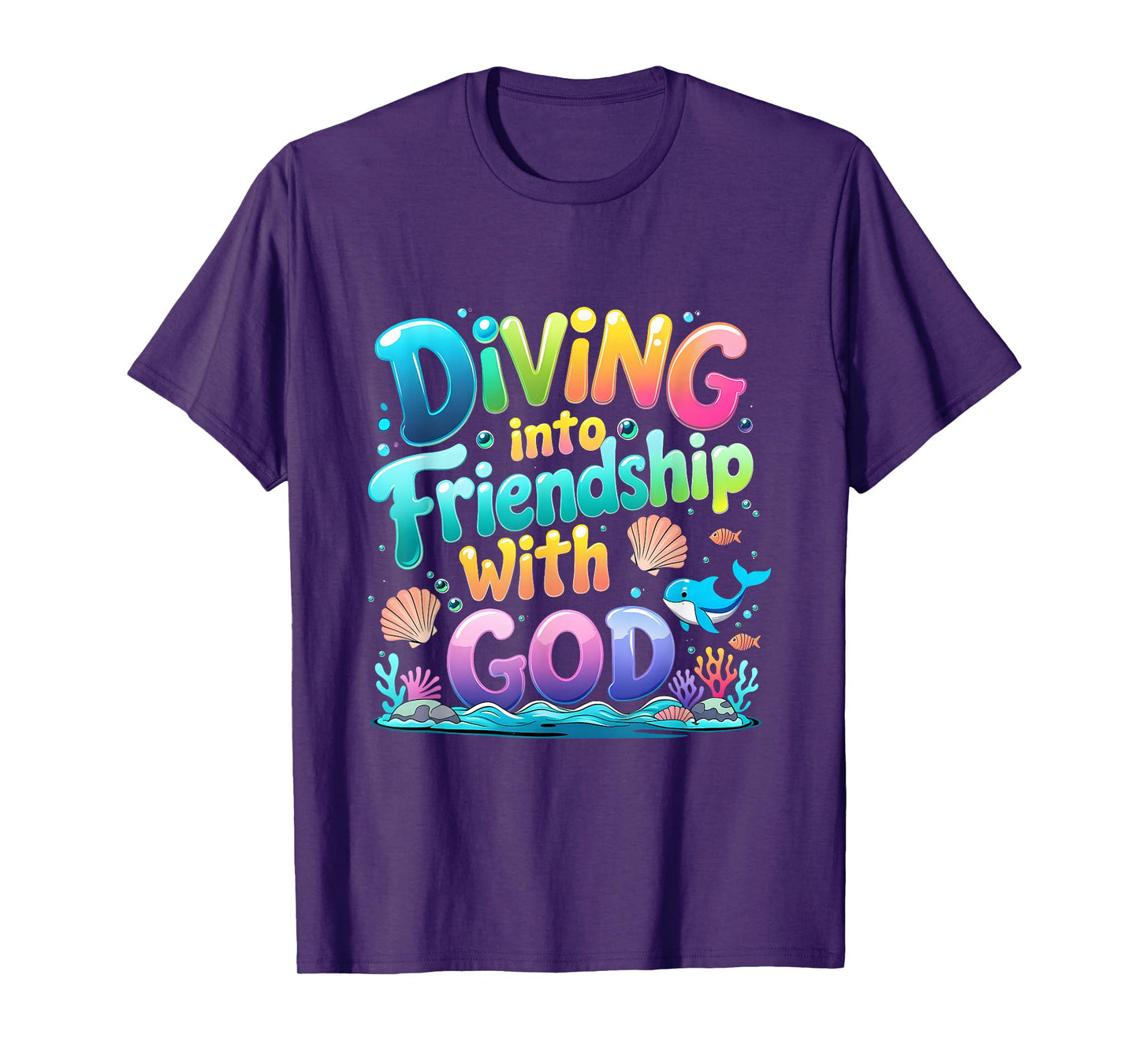 Christian Scuba VBS 2025 Diving Into Friendship With God T-Shirt