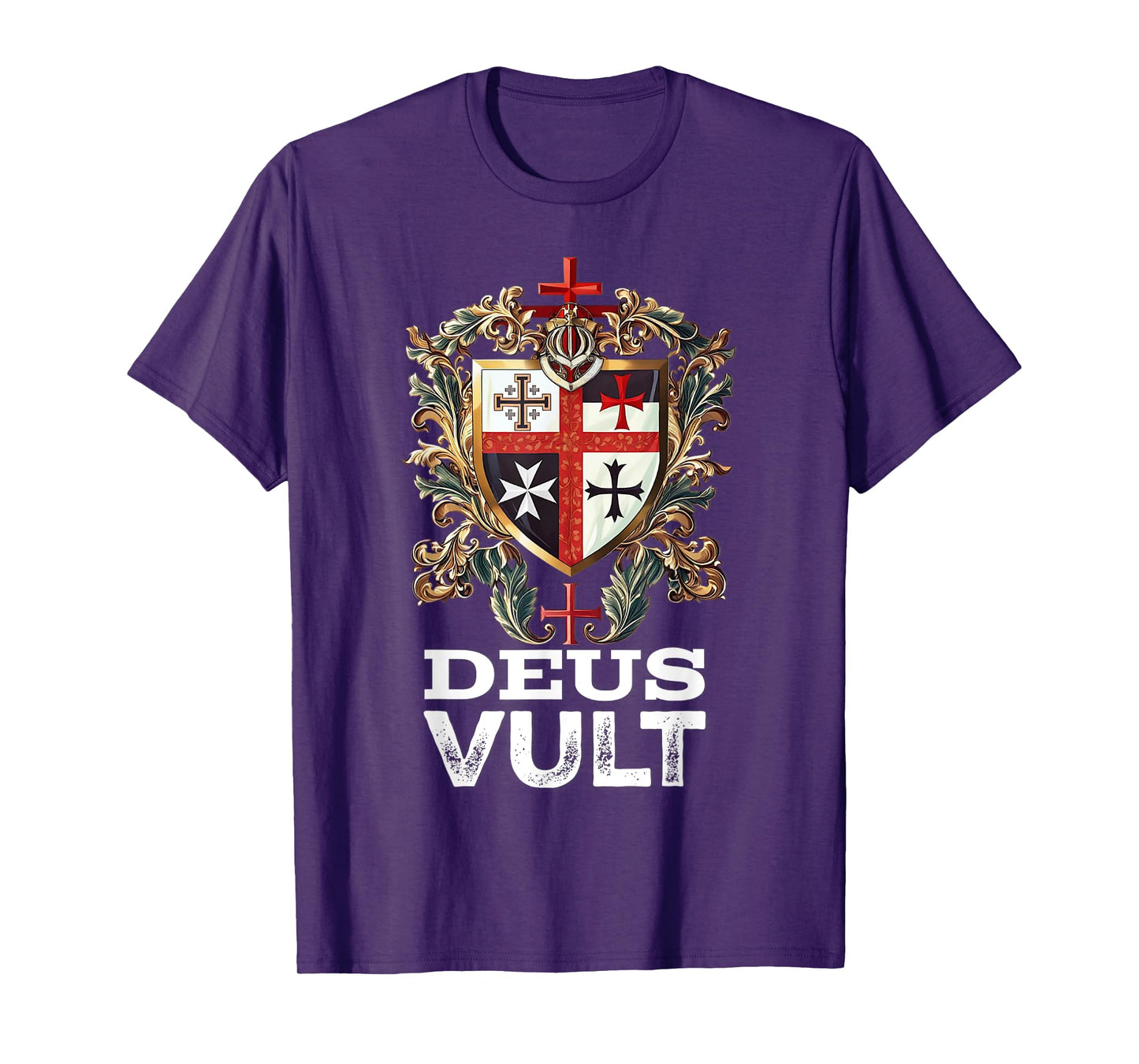 Catholic Knight Templar Crusader Cross Latin T-Shirt